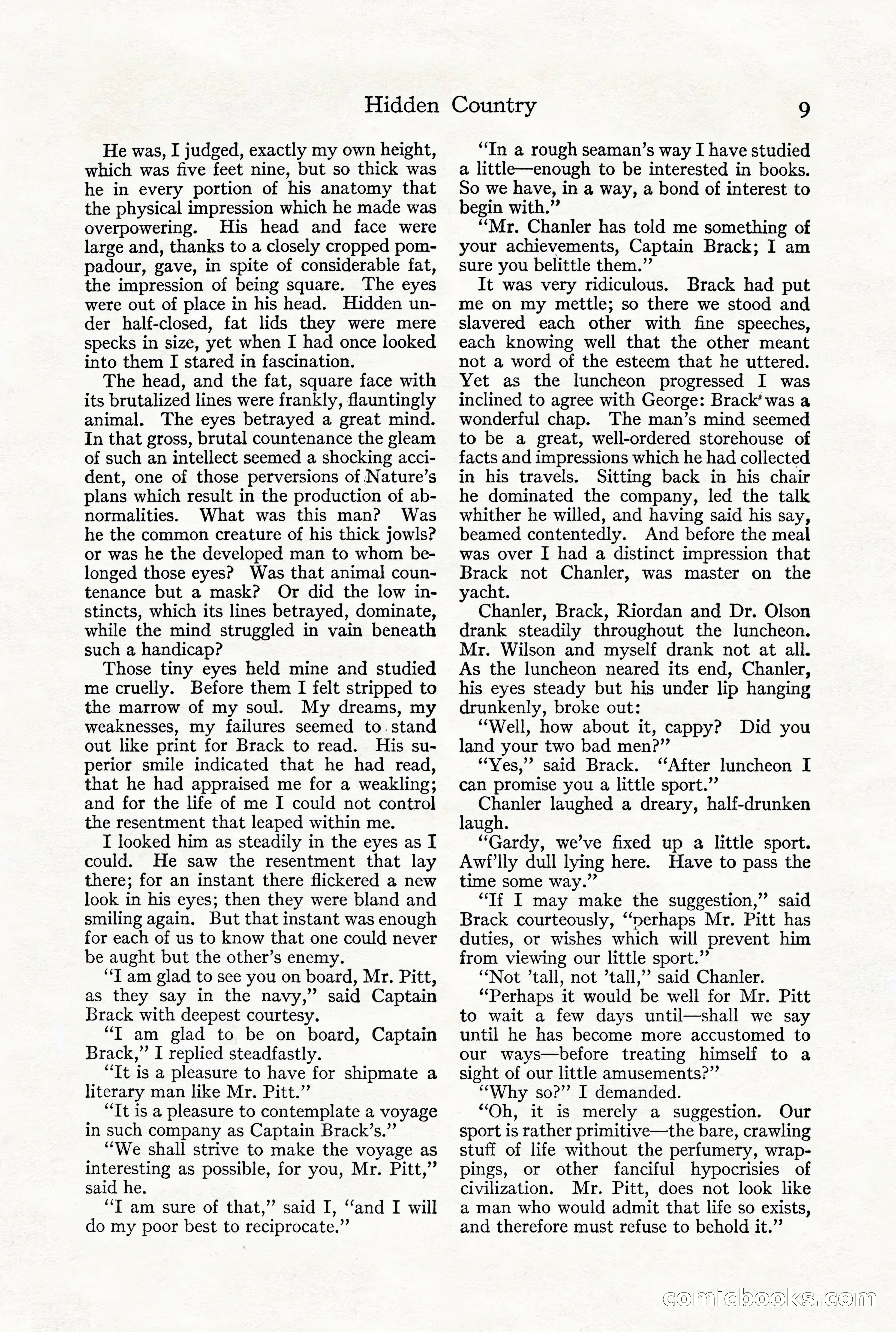 Adventure Magazine, December 1916 — page 11 of 228