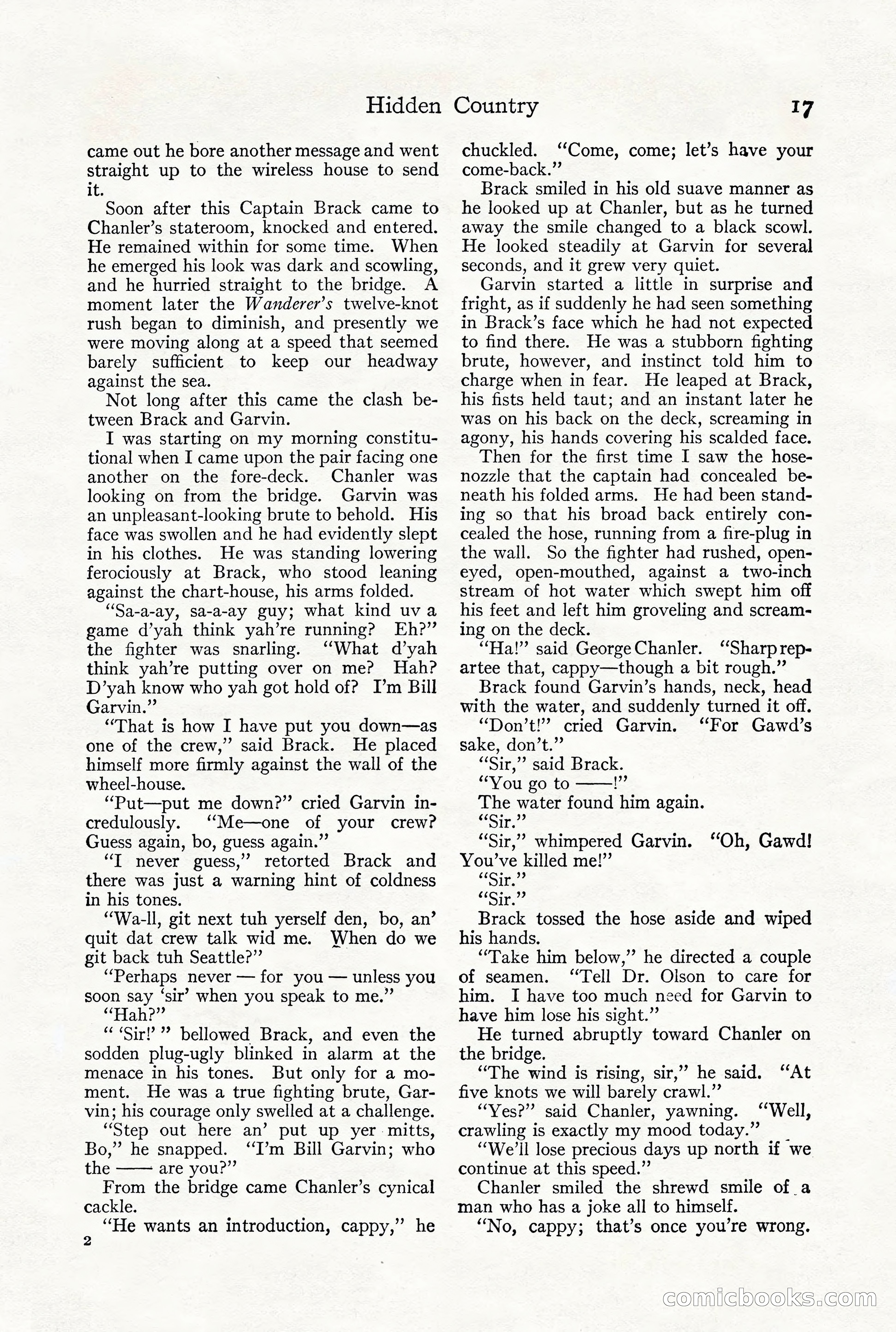 Adventure Magazine, December 1916 — page 19 of 228