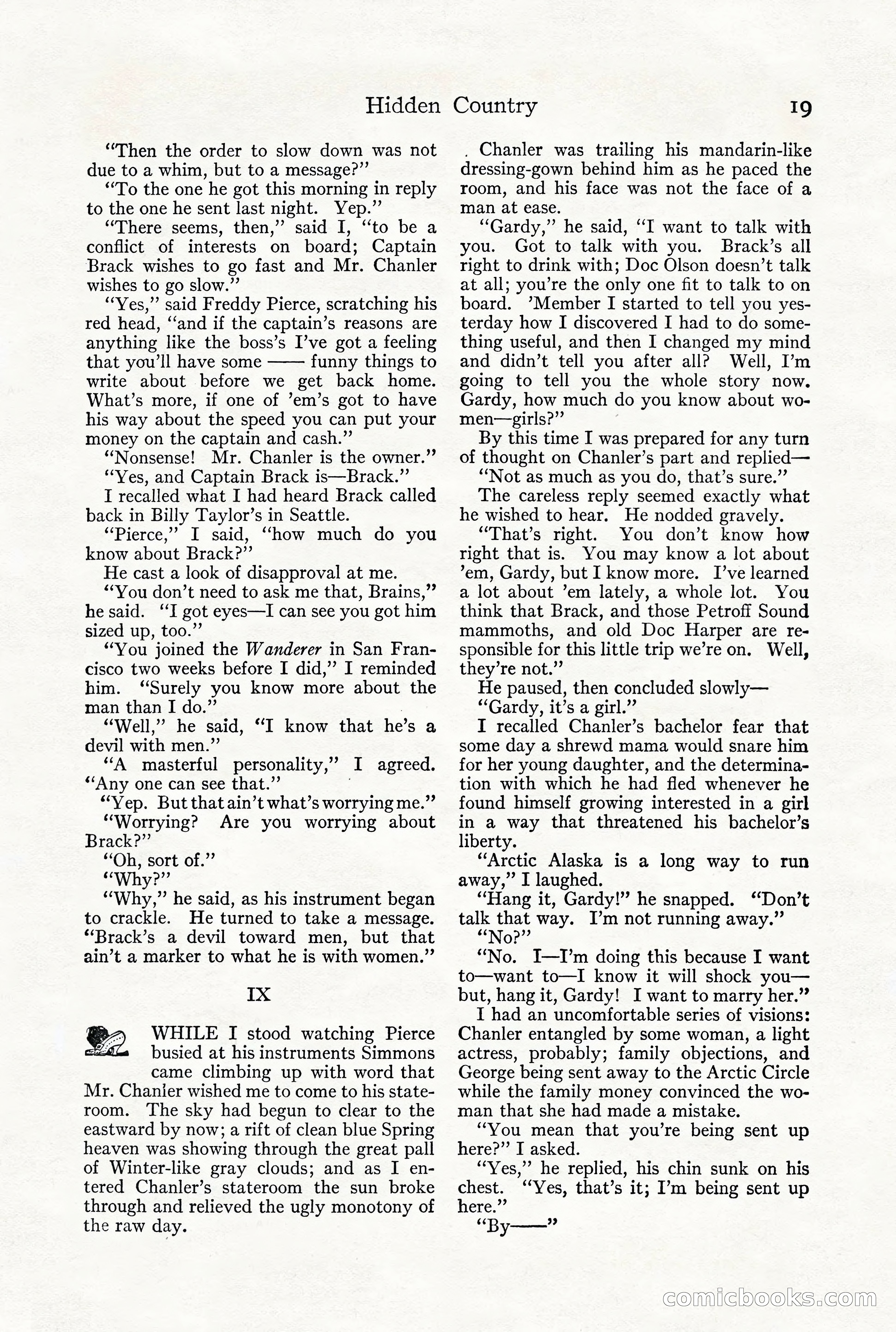 Adventure Magazine, December 1916 — page 21 of 228