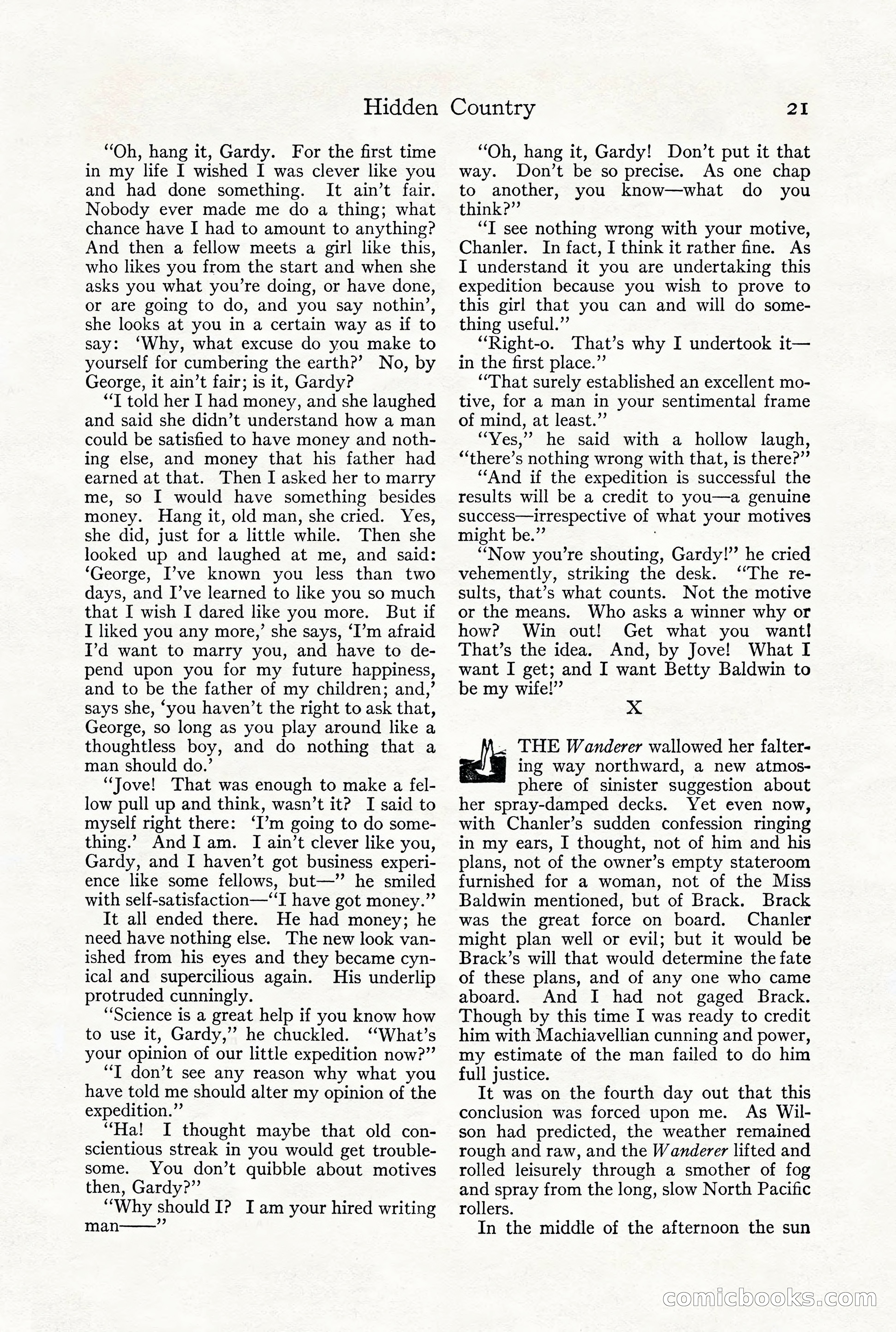 Adventure Magazine, December 1916 — page 23 of 228