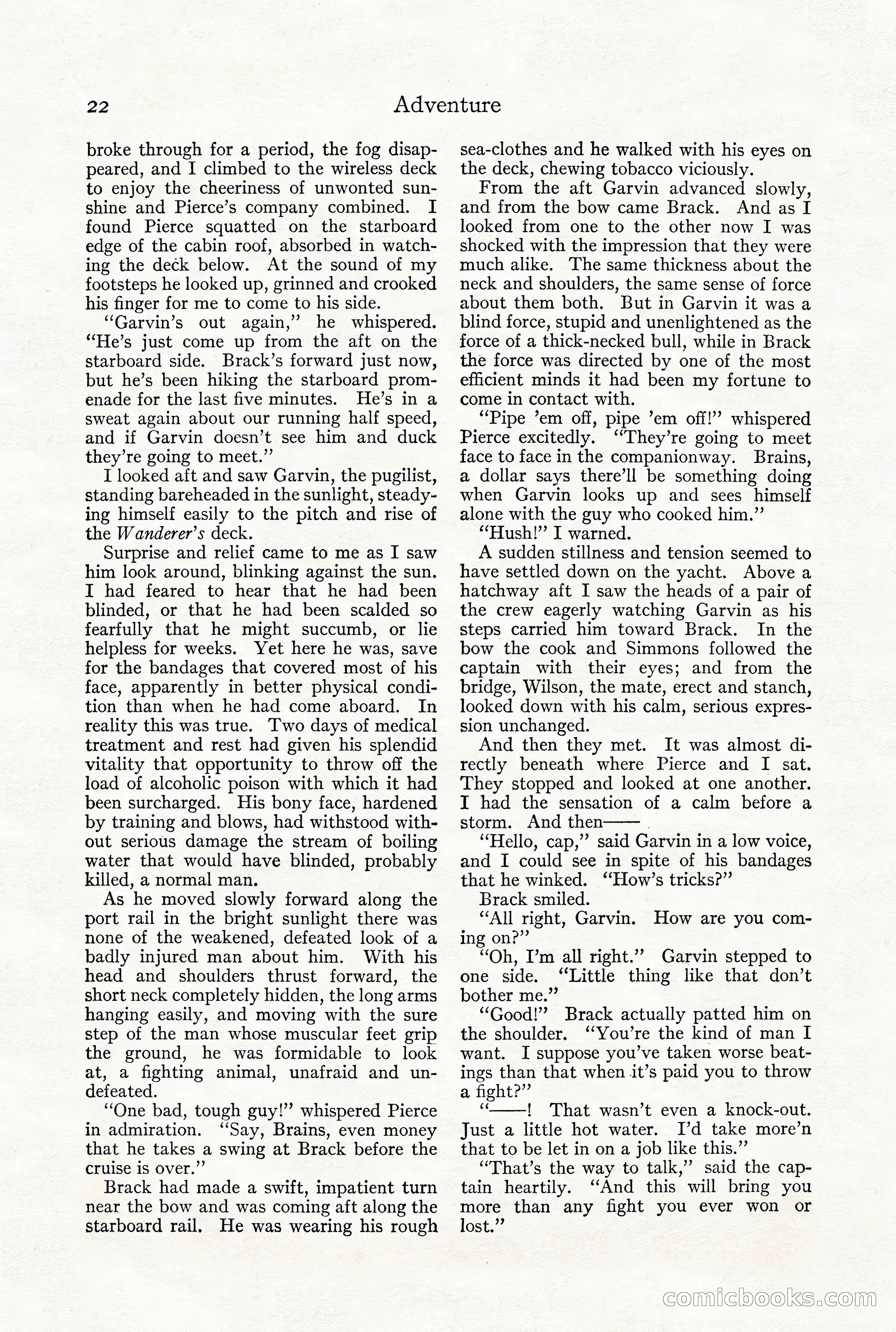Adventure Magazine, December 1916 — page 24 of 228