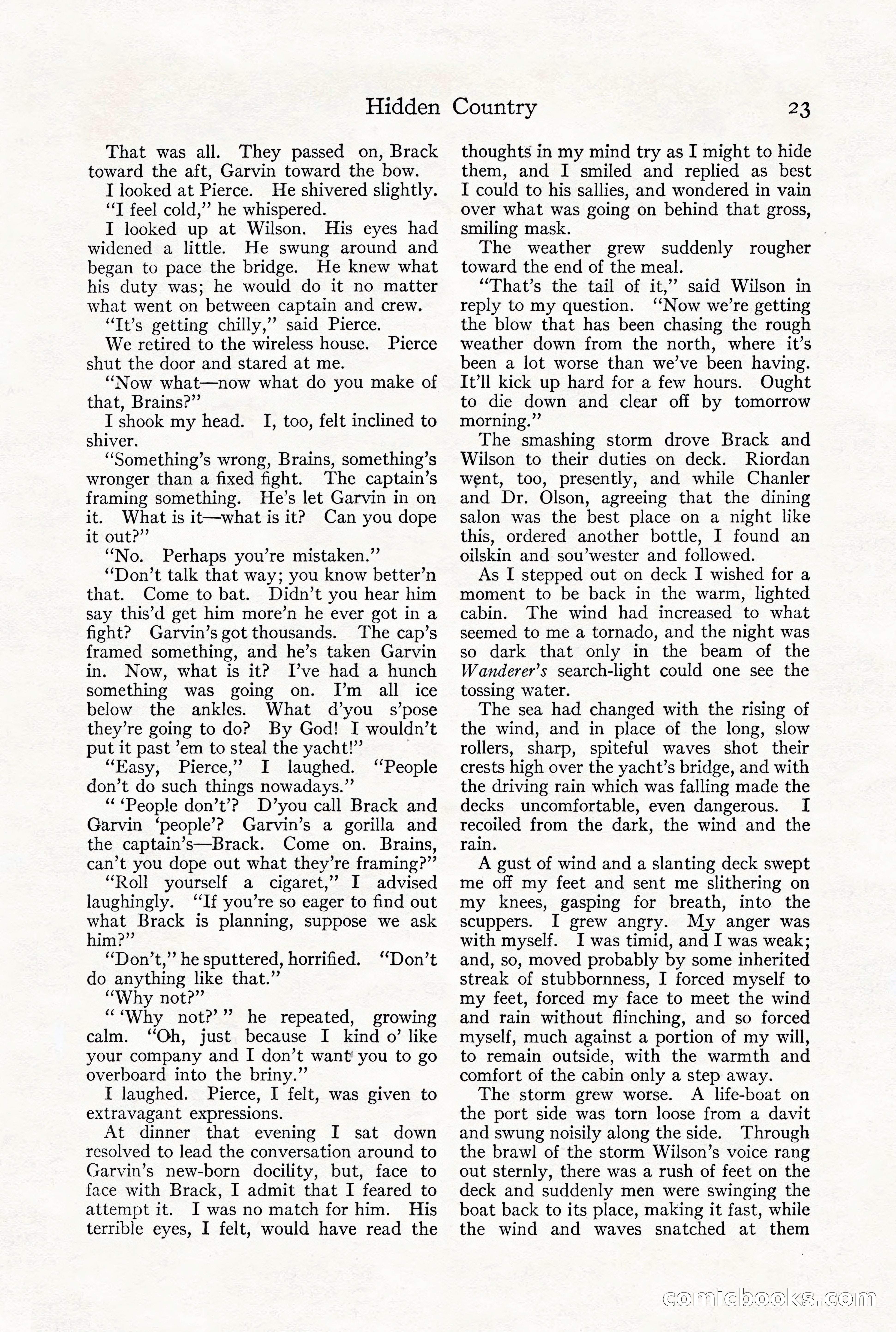 Adventure Magazine, December 1916 — page 25 of 228