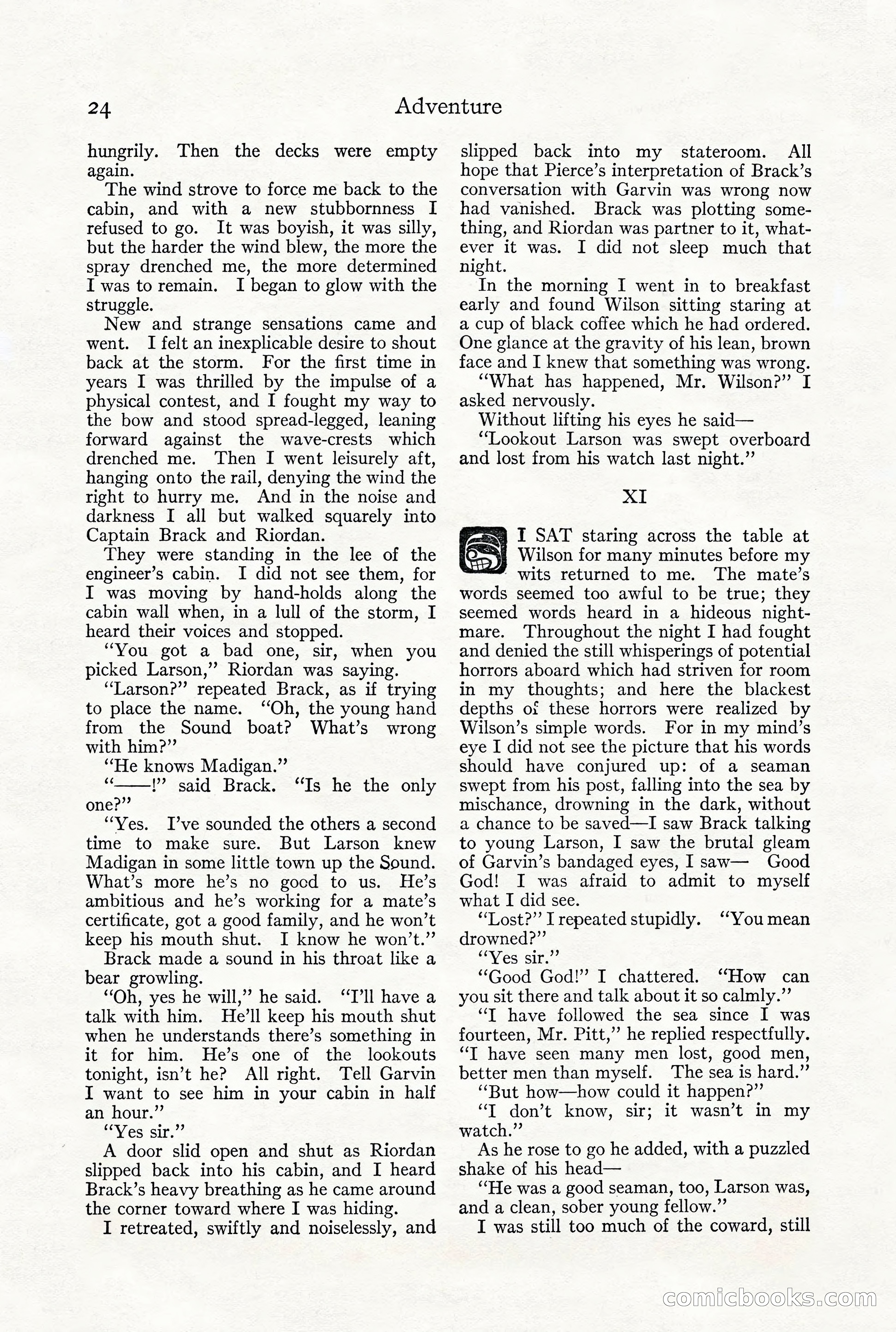 Adventure Magazine, December 1916 — page 26 of 228