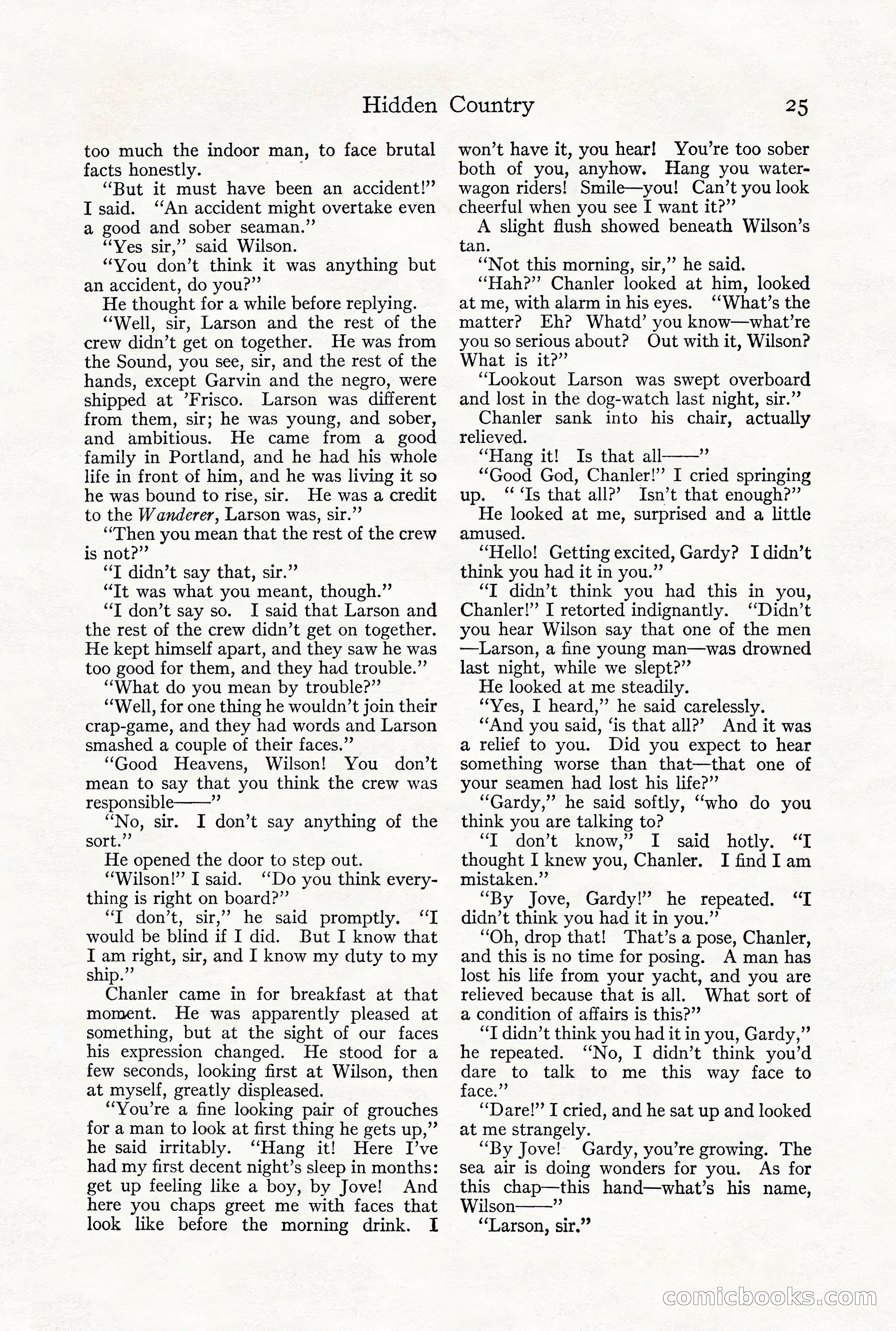 Adventure Magazine, December 1916 — page 27 of 228