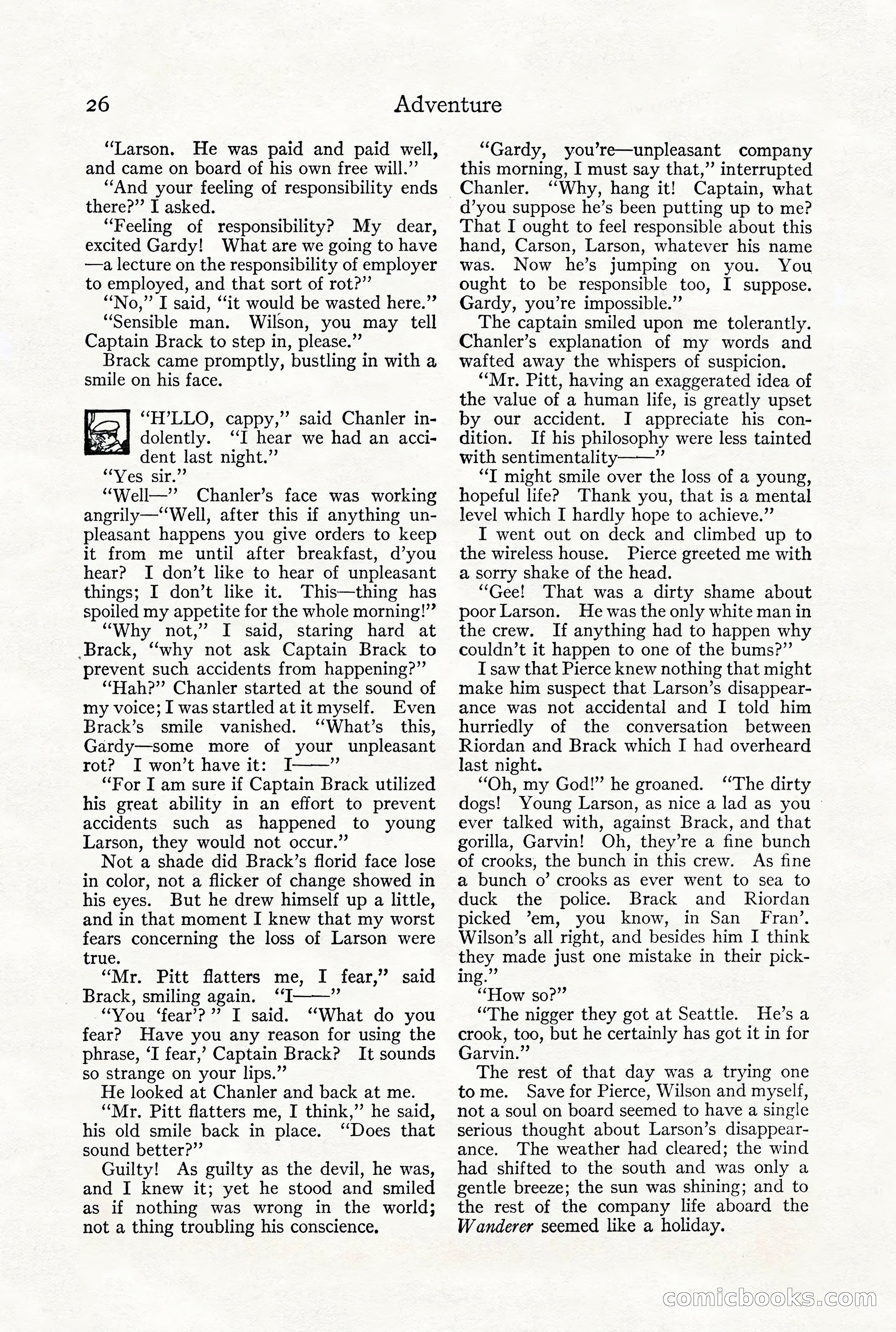 Adventure Magazine, December 1916 — page 28 of 228