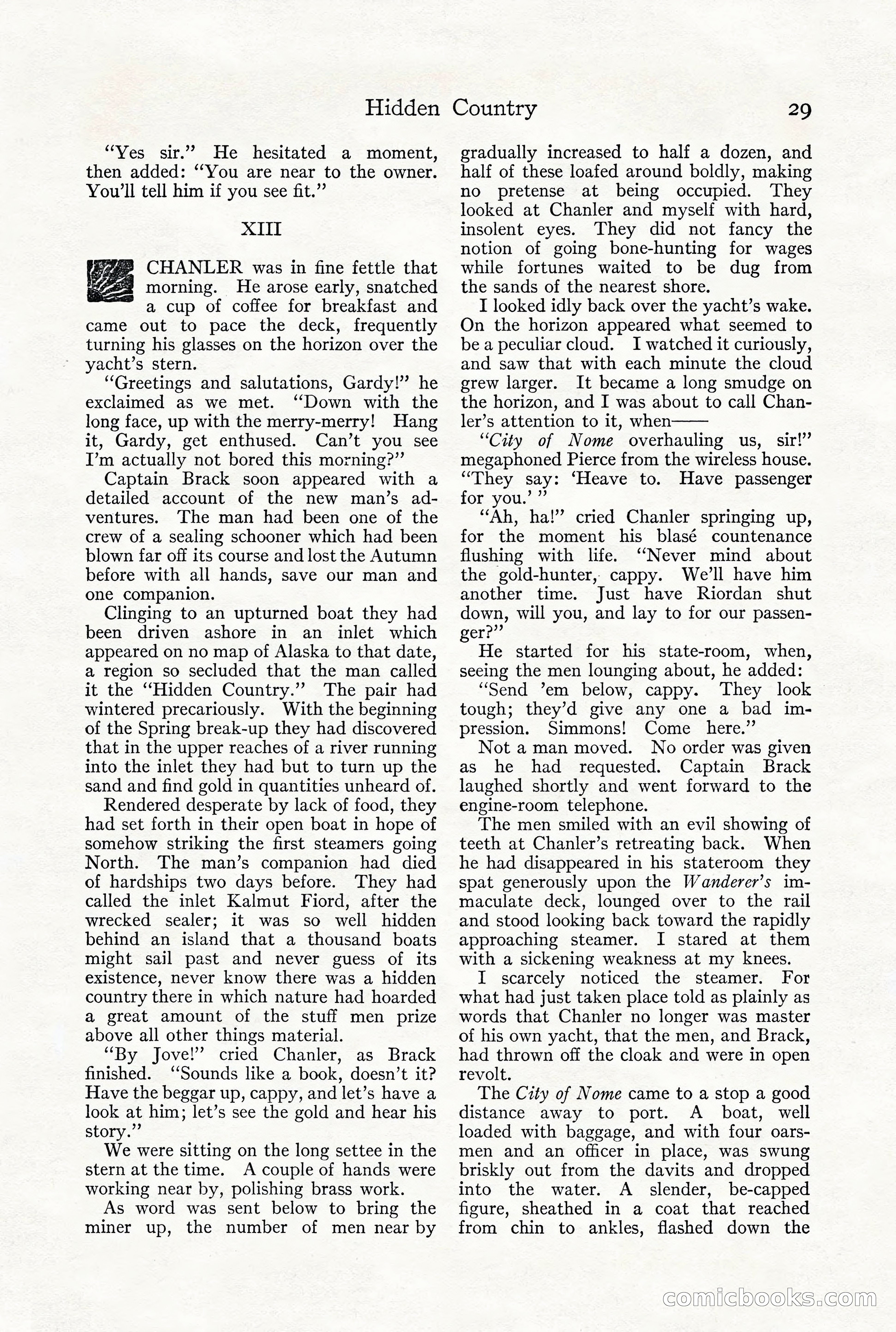 Adventure Magazine, December 1916 — page 31 of 228