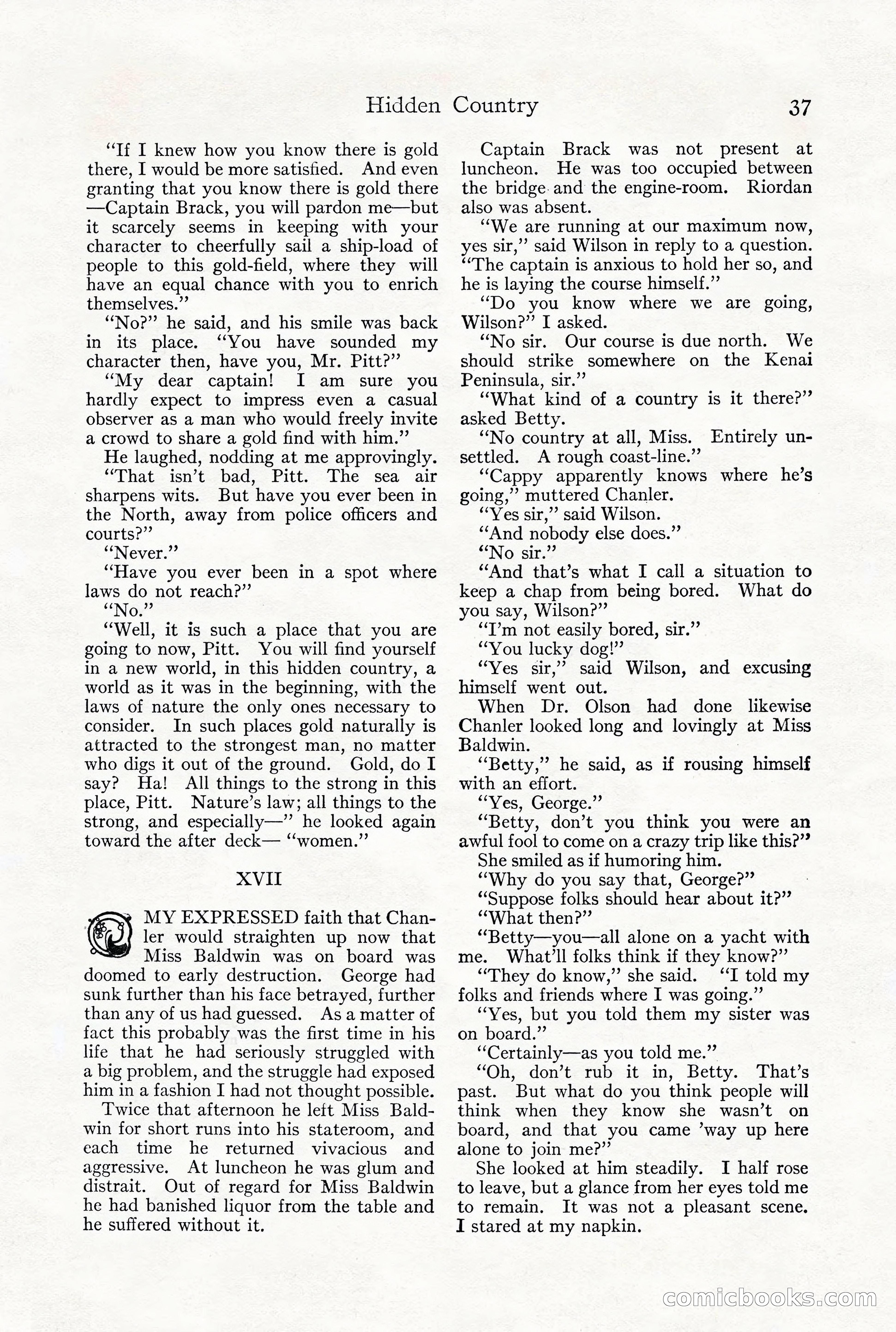Adventure Magazine, December 1916 — page 39 of 228
