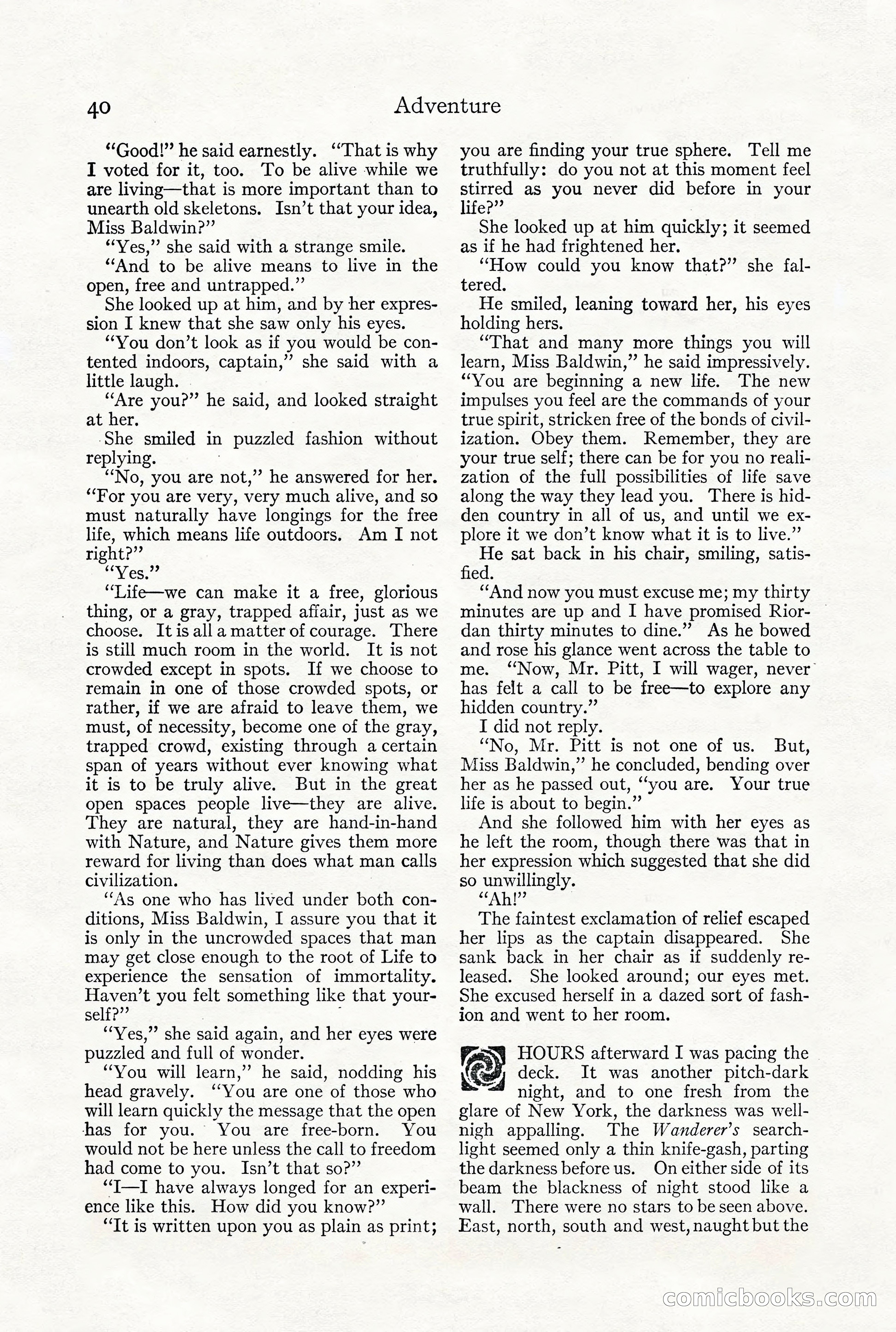 Adventure Magazine, December 1916 — page 42 of 228