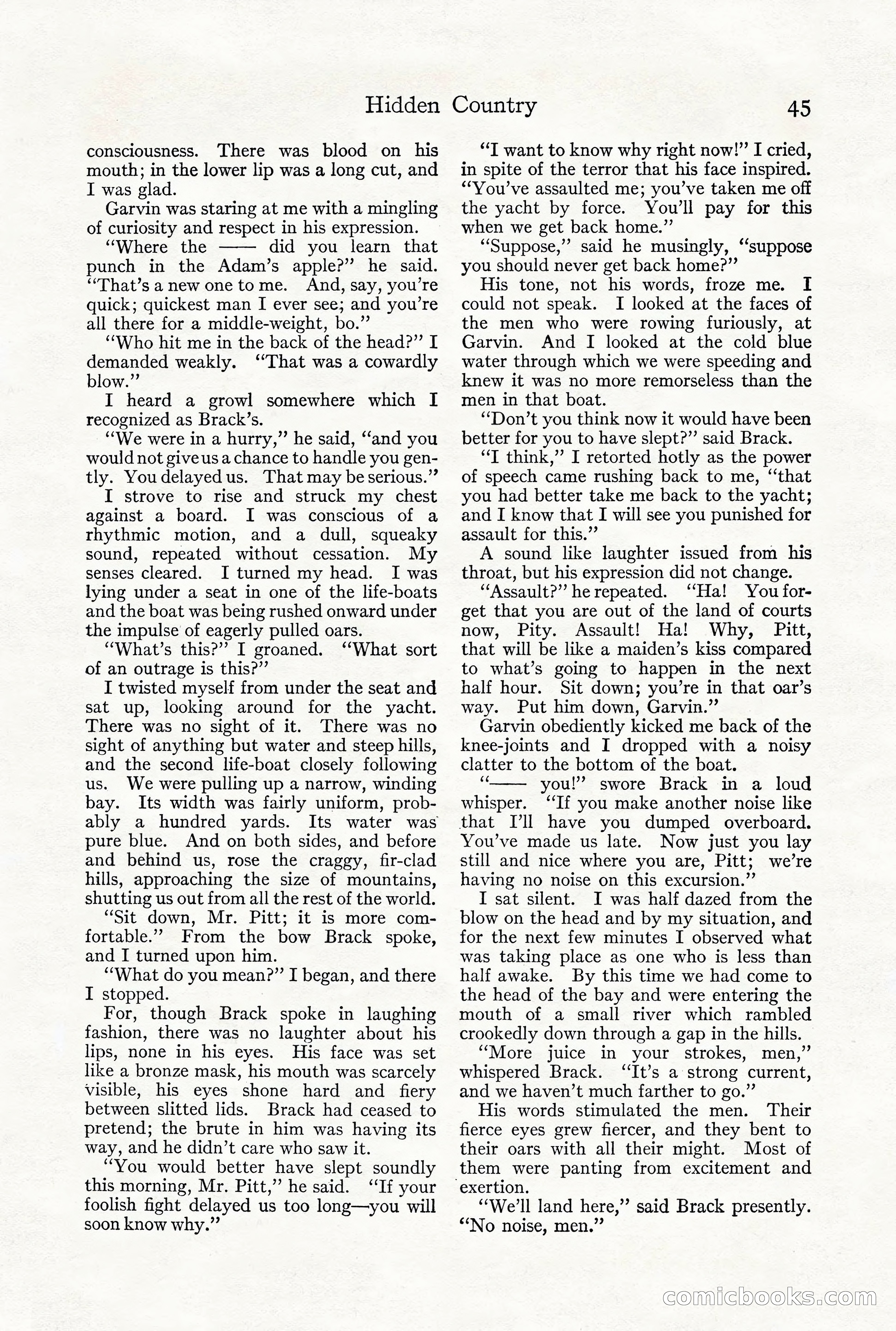 Adventure Magazine, December 1916 — page 47 of 228