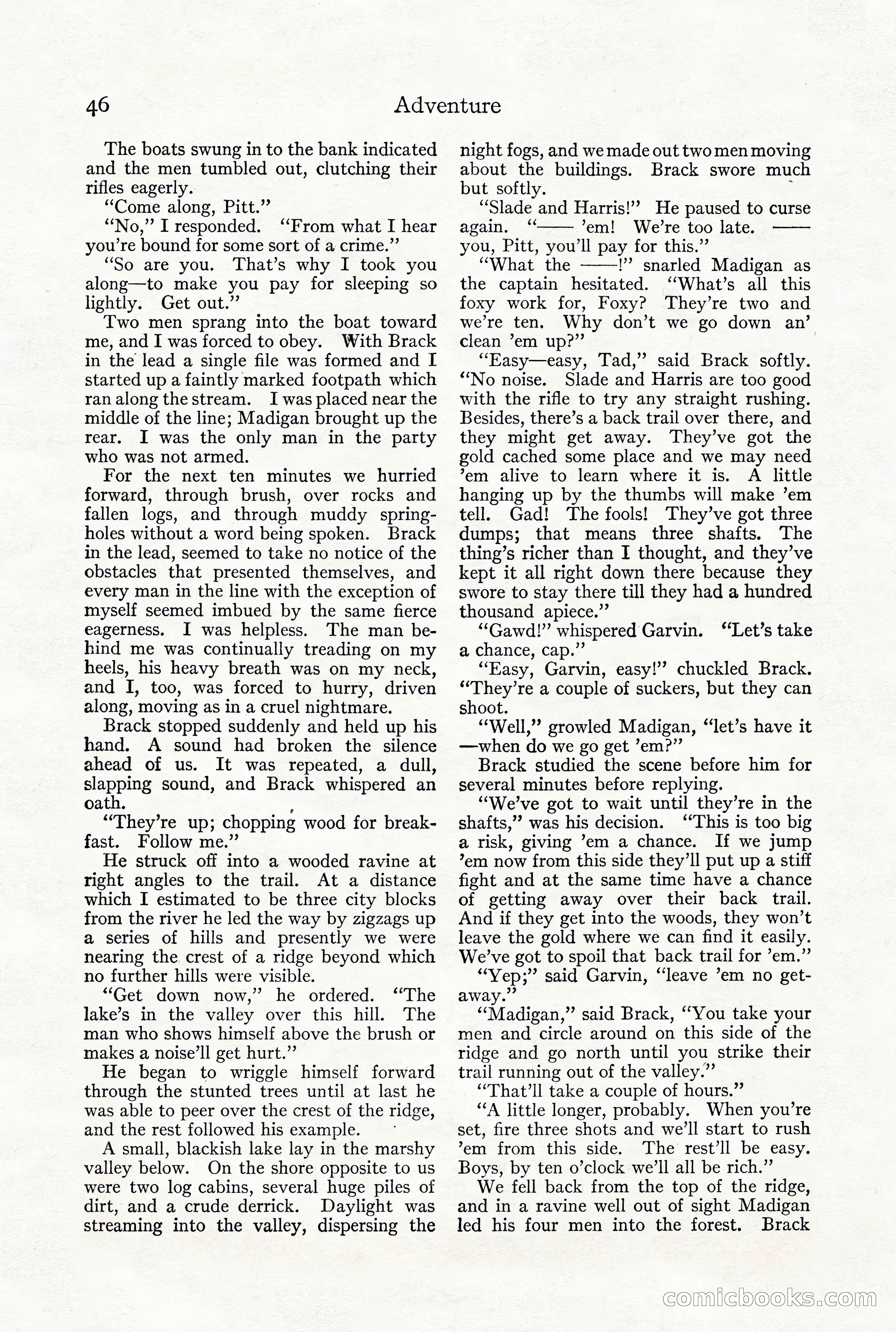 Adventure Magazine, December 1916 — page 48 of 228