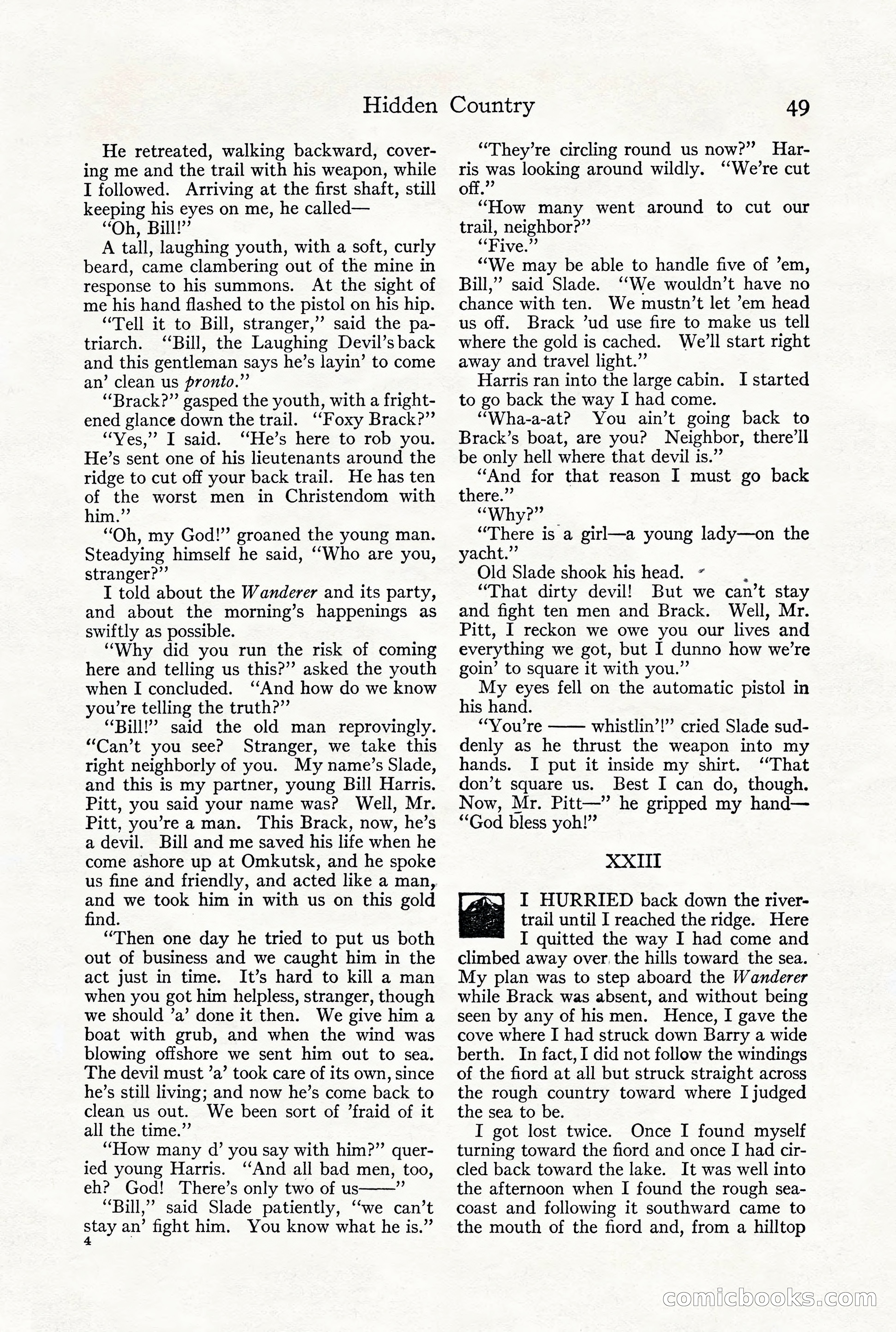 Adventure Magazine, December 1916 — page 51 of 228