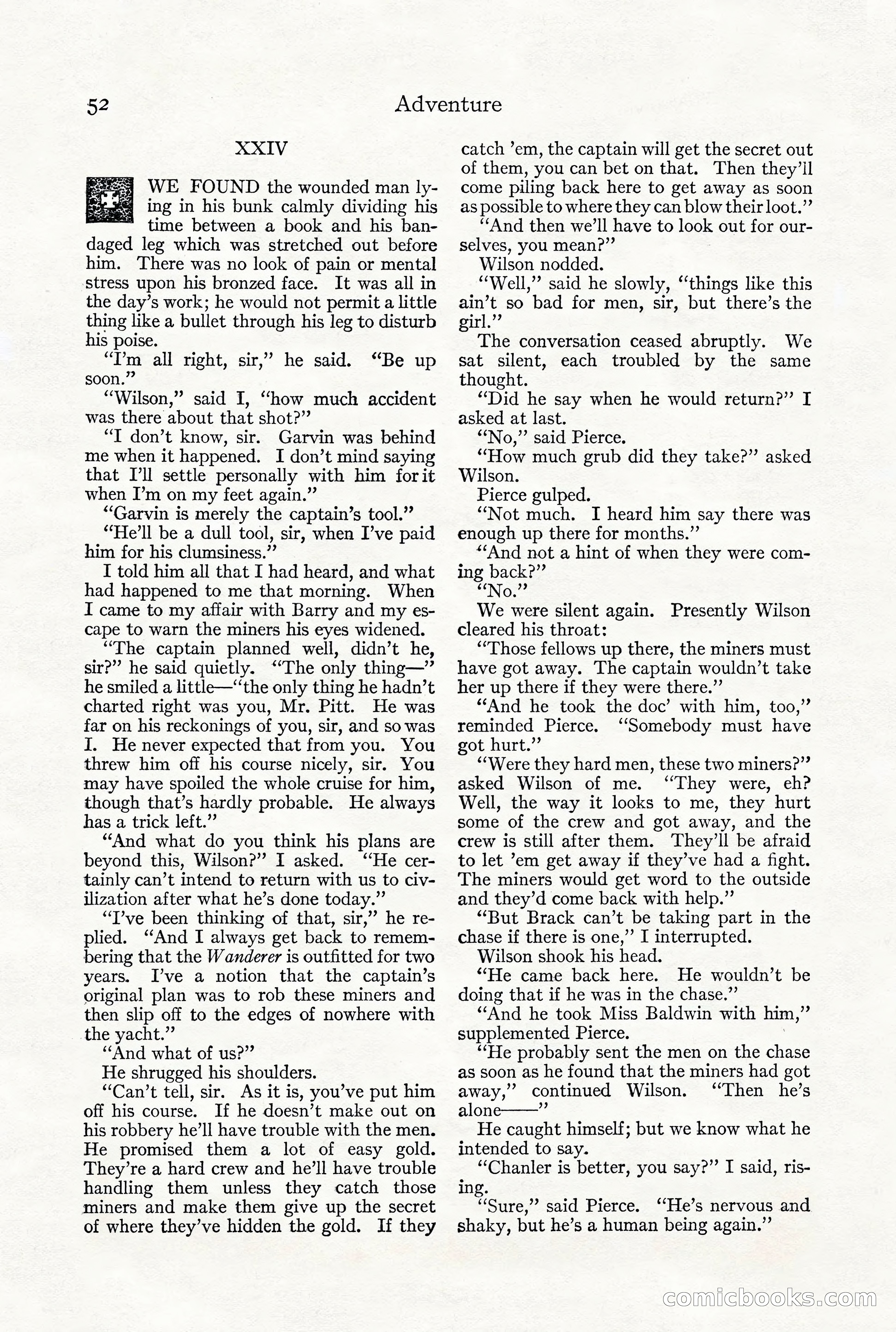 Adventure Magazine, December 1916 — page 54 of 228