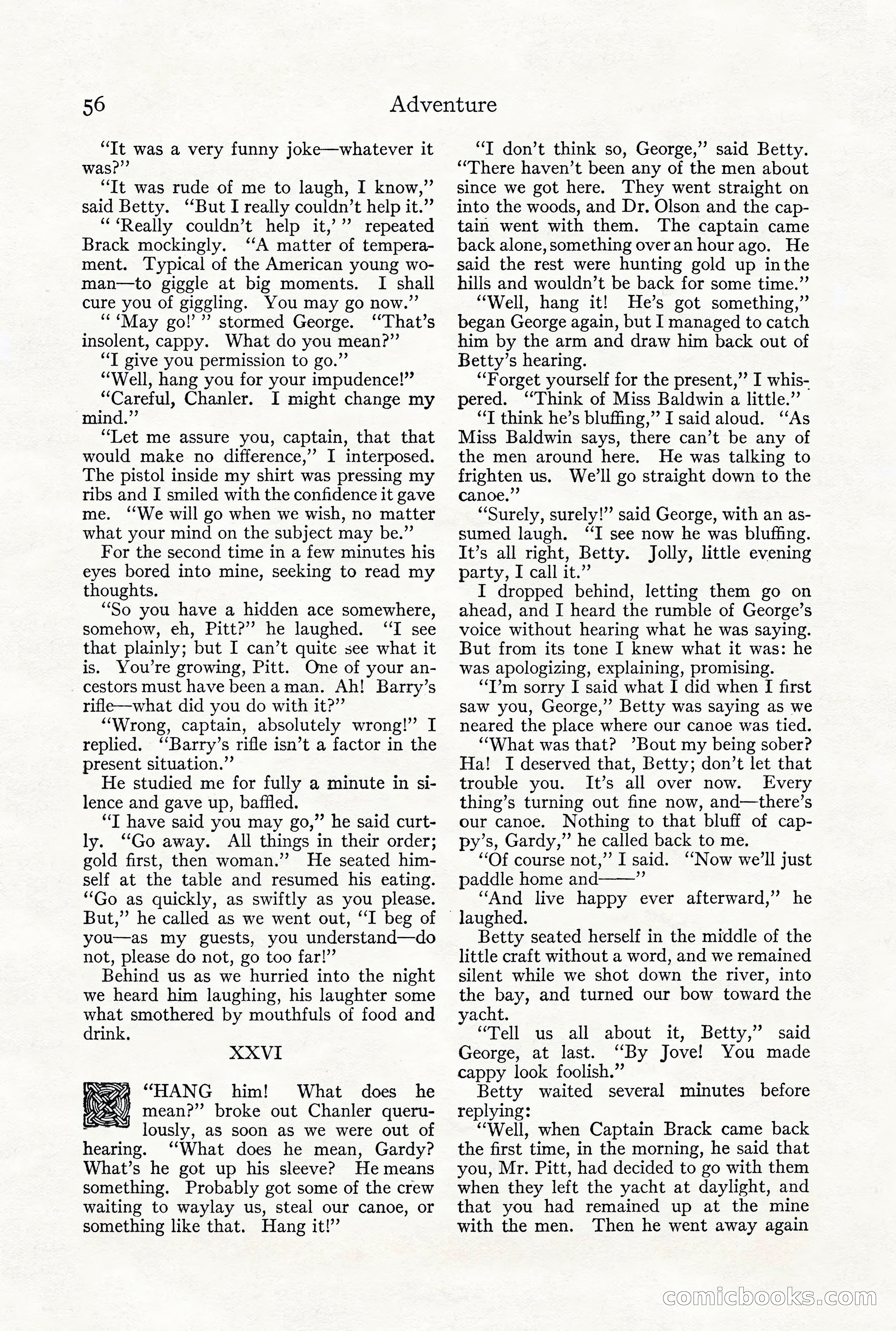 Adventure Magazine, December 1916 — page 58 of 228