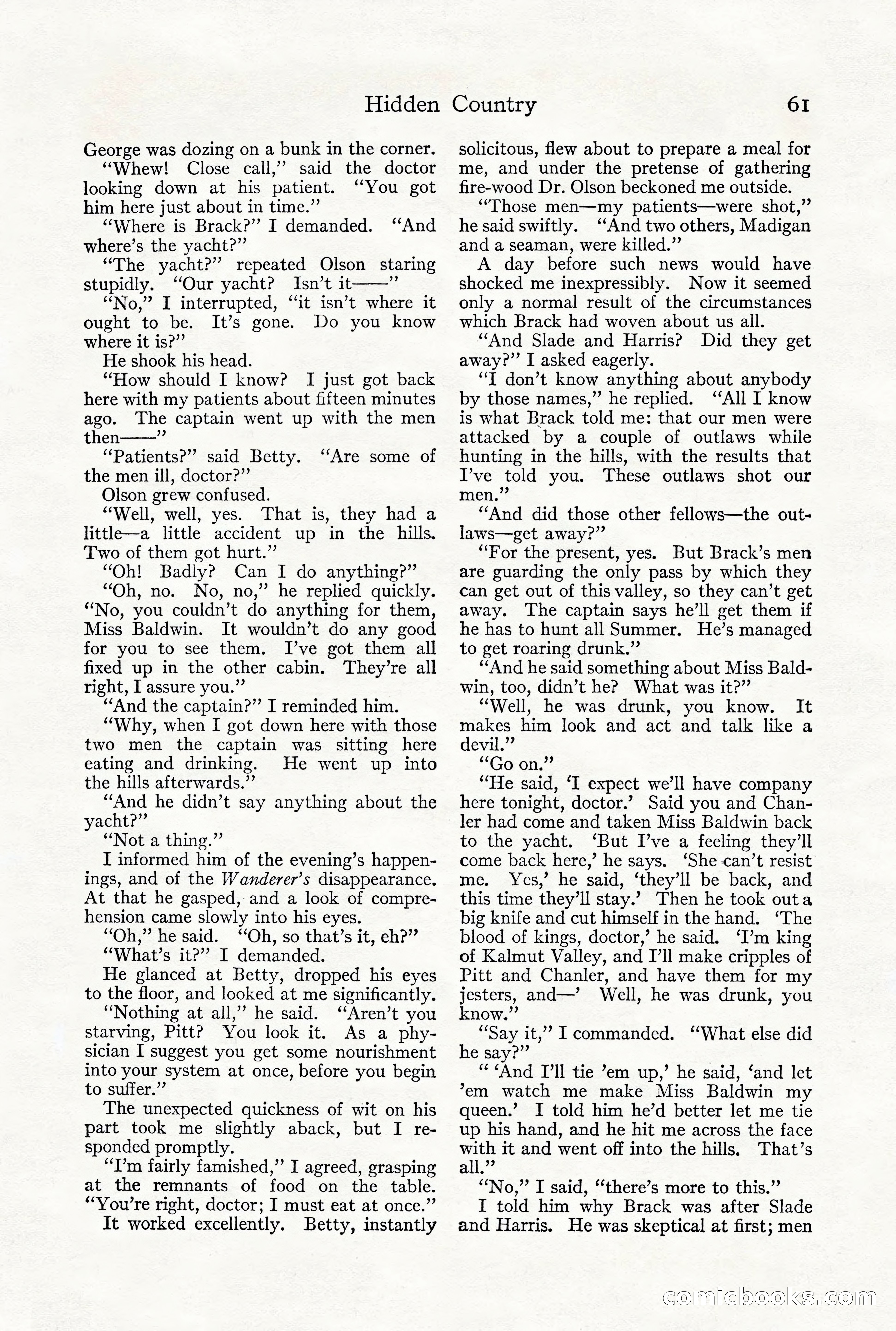 Adventure Magazine, December 1916 — page 63 of 228