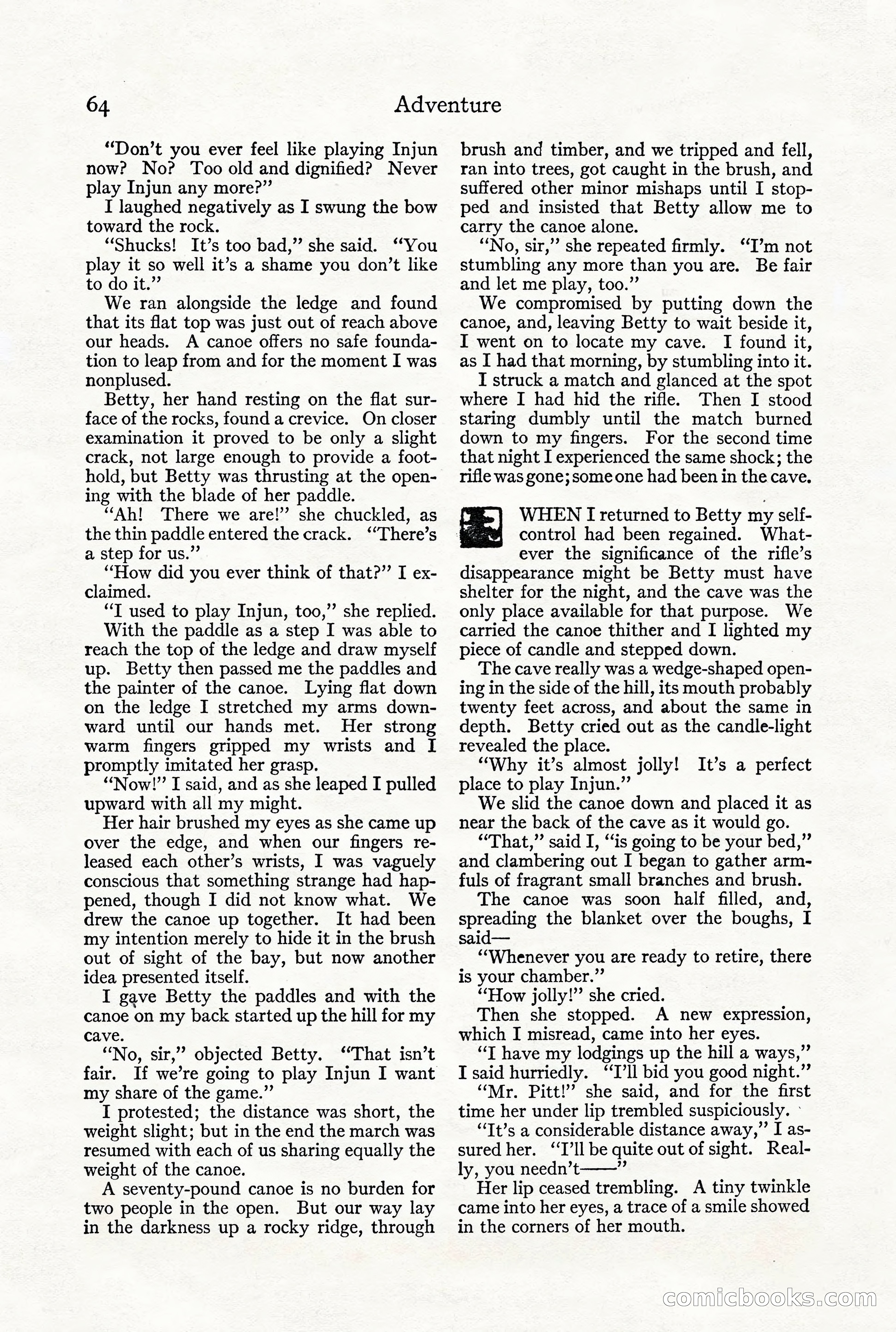 Adventure Magazine, December 1916 — page 66 of 228