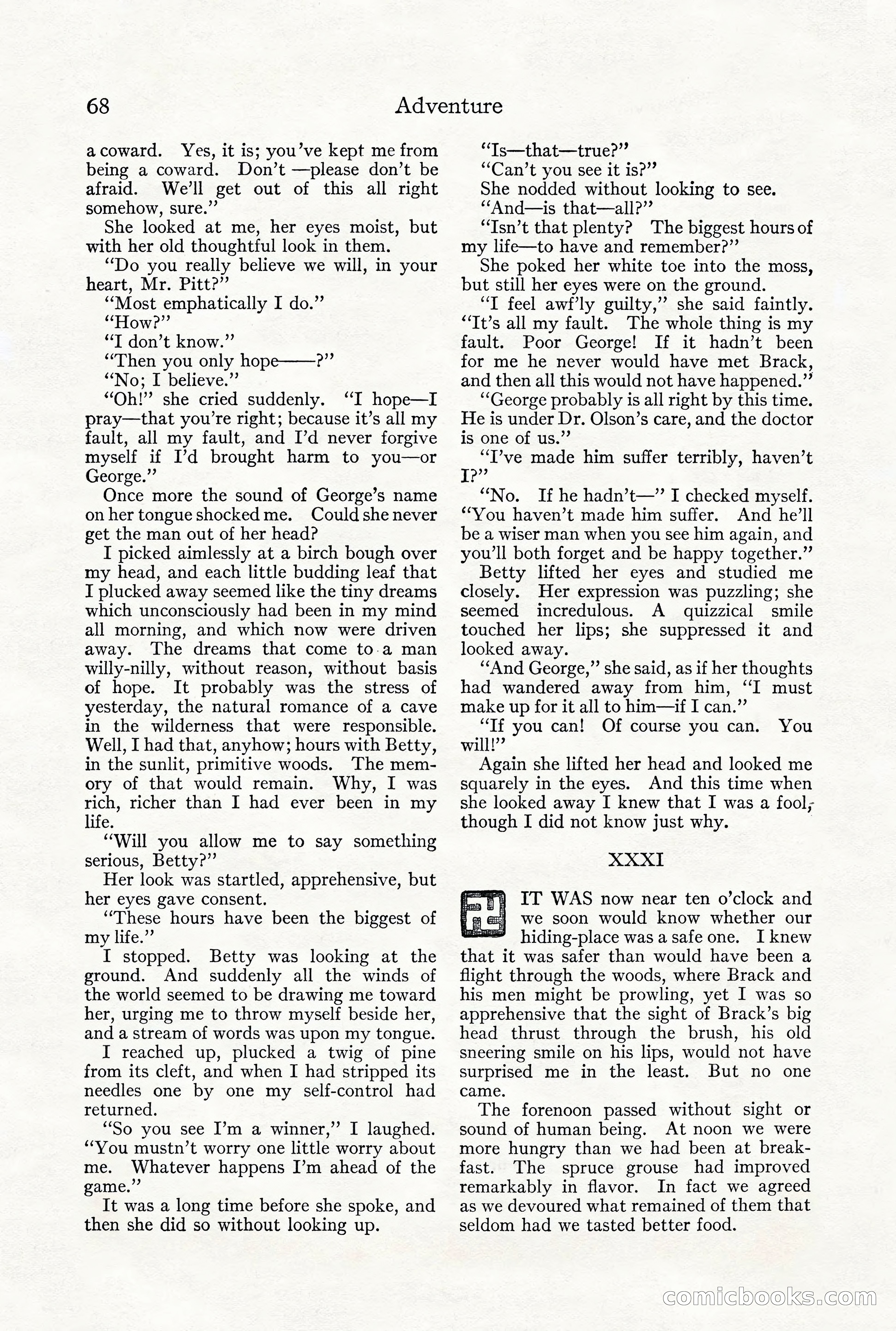 Adventure Magazine, December 1916 — page 70 of 228