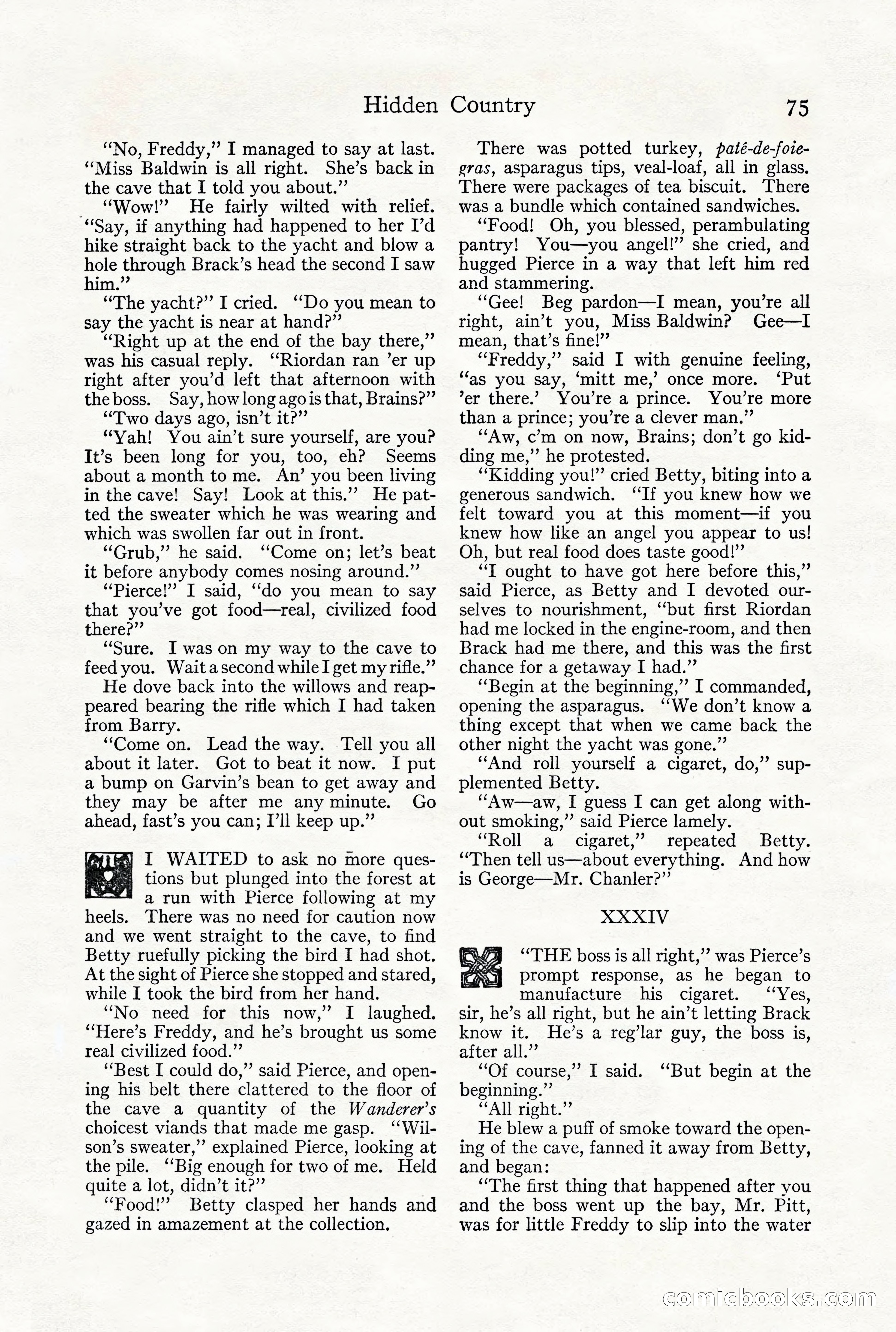 Adventure Magazine, December 1916 — page 77 of 228