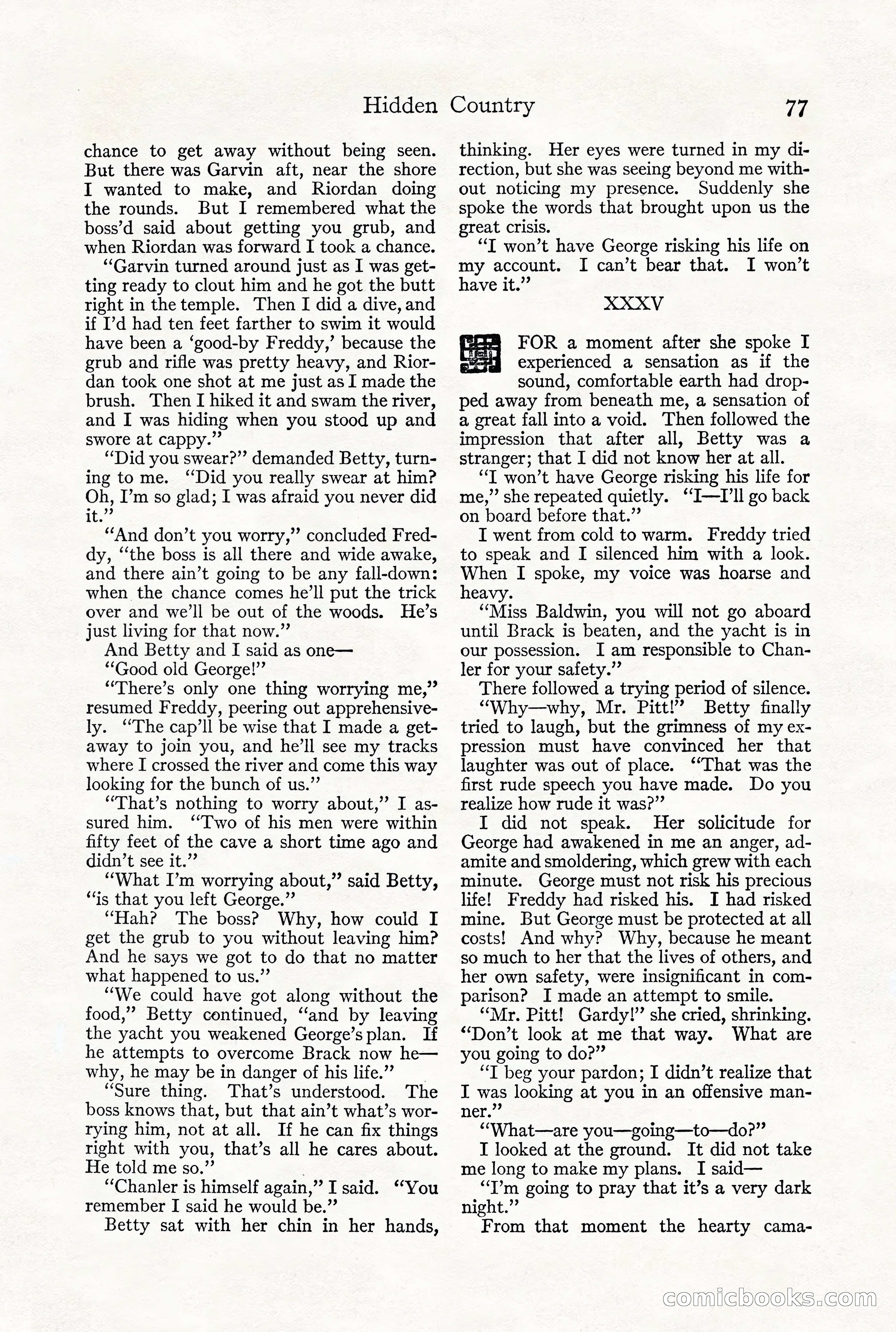 Adventure Magazine, December 1916 — page 79 of 228