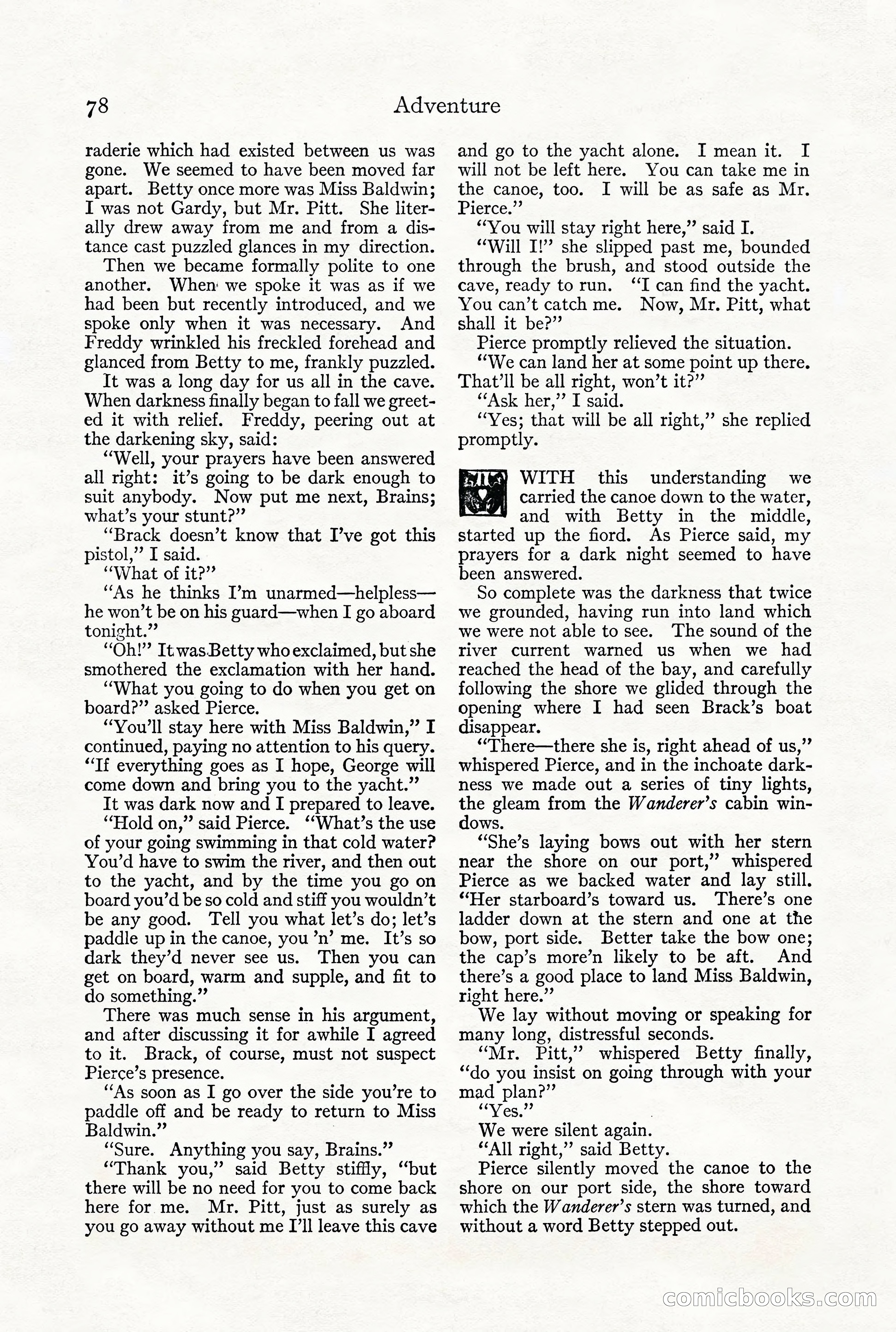Adventure Magazine, December 1916 — page 80 of 228