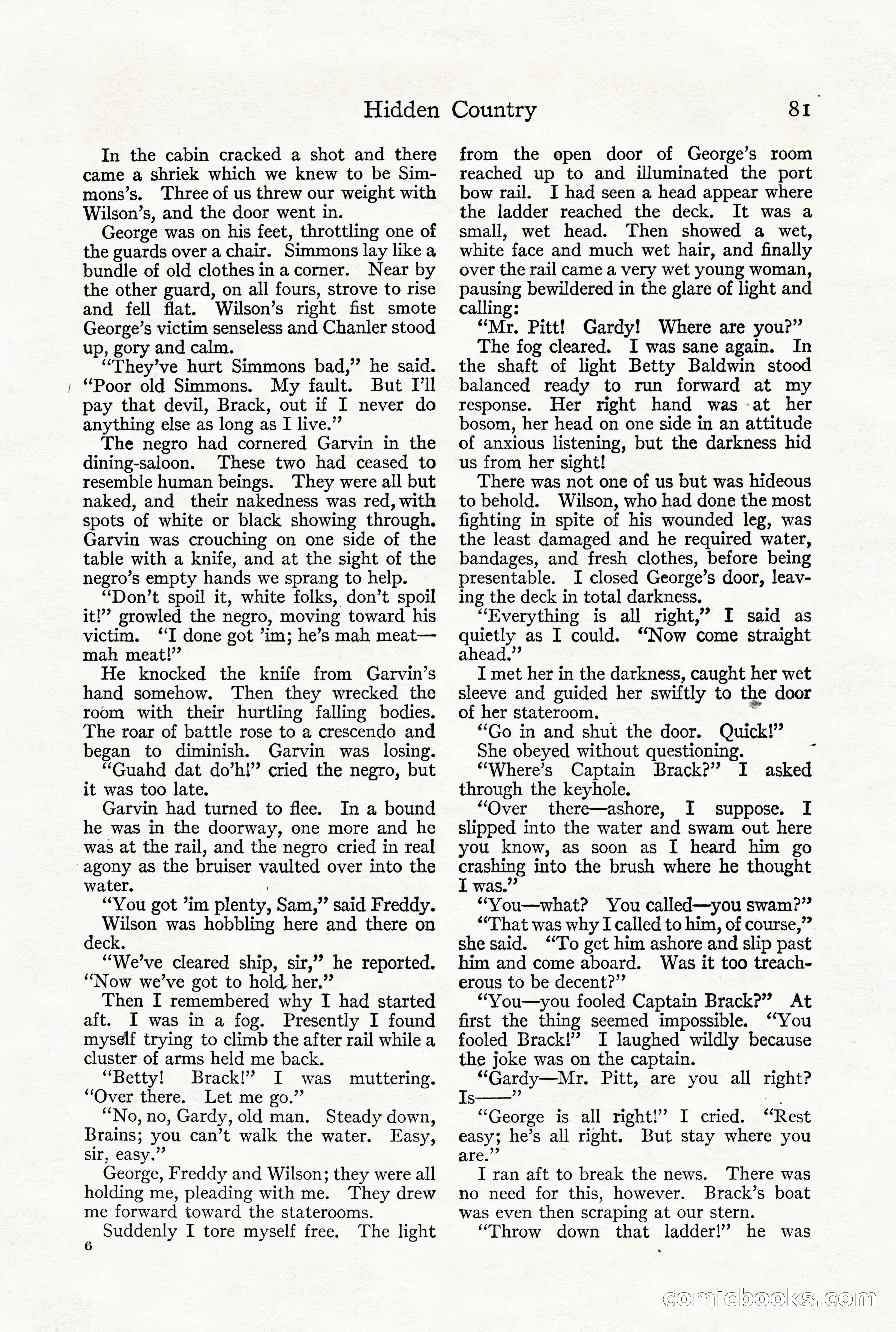 Adventure Magazine, December 1916 — page 83 of 228