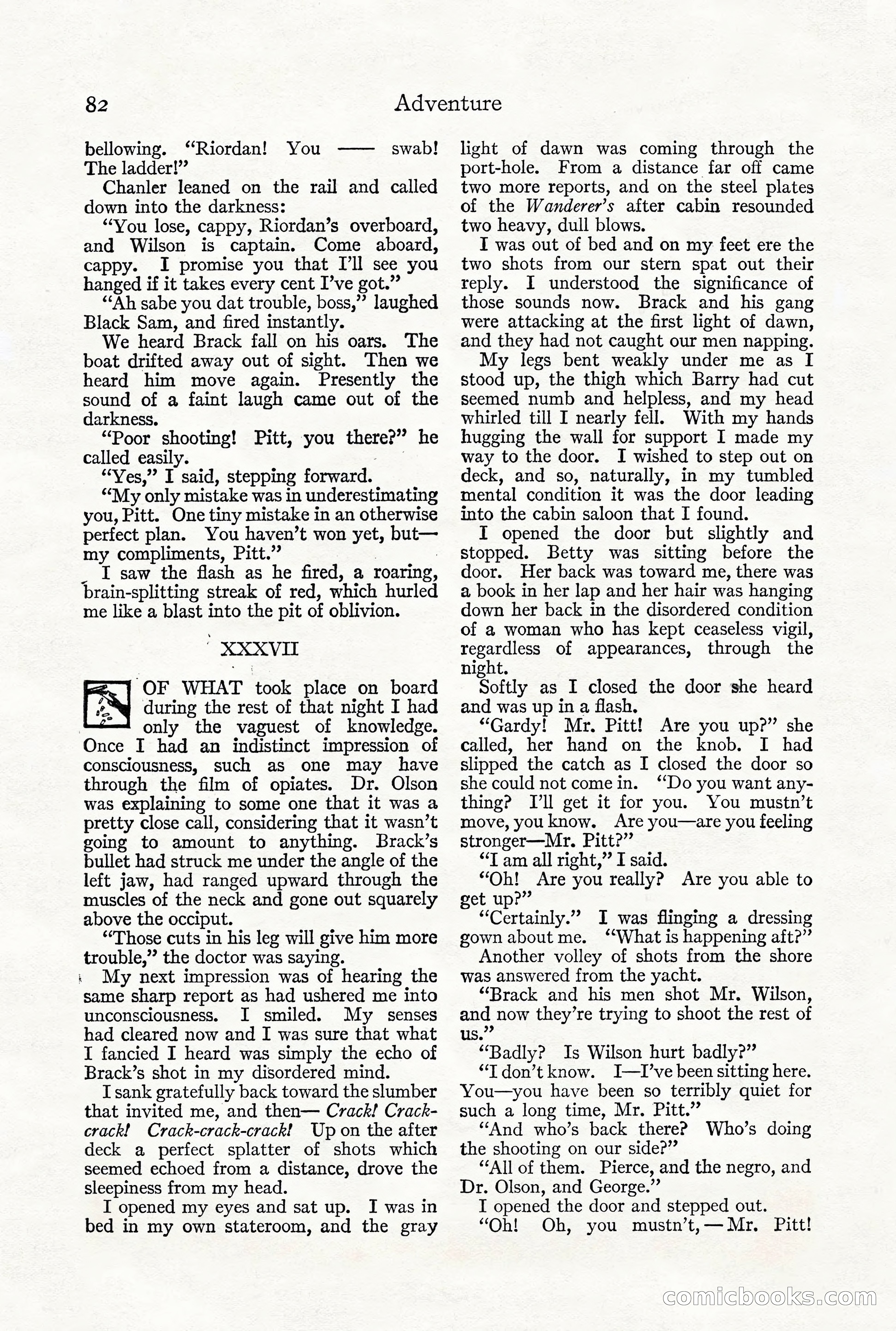 Adventure Magazine, December 1916 — page 84 of 228