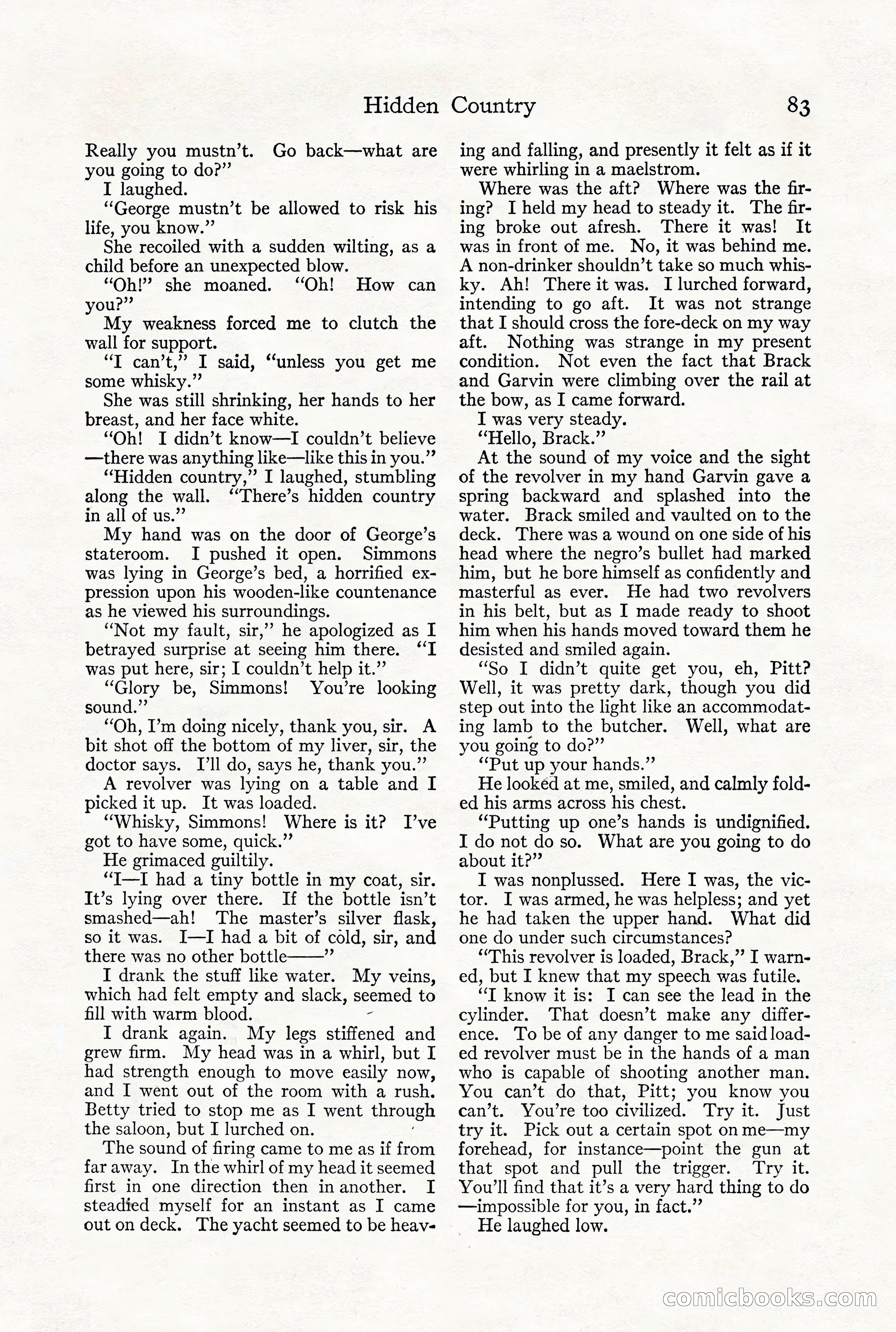 Adventure Magazine, December 1916 — page 85 of 228