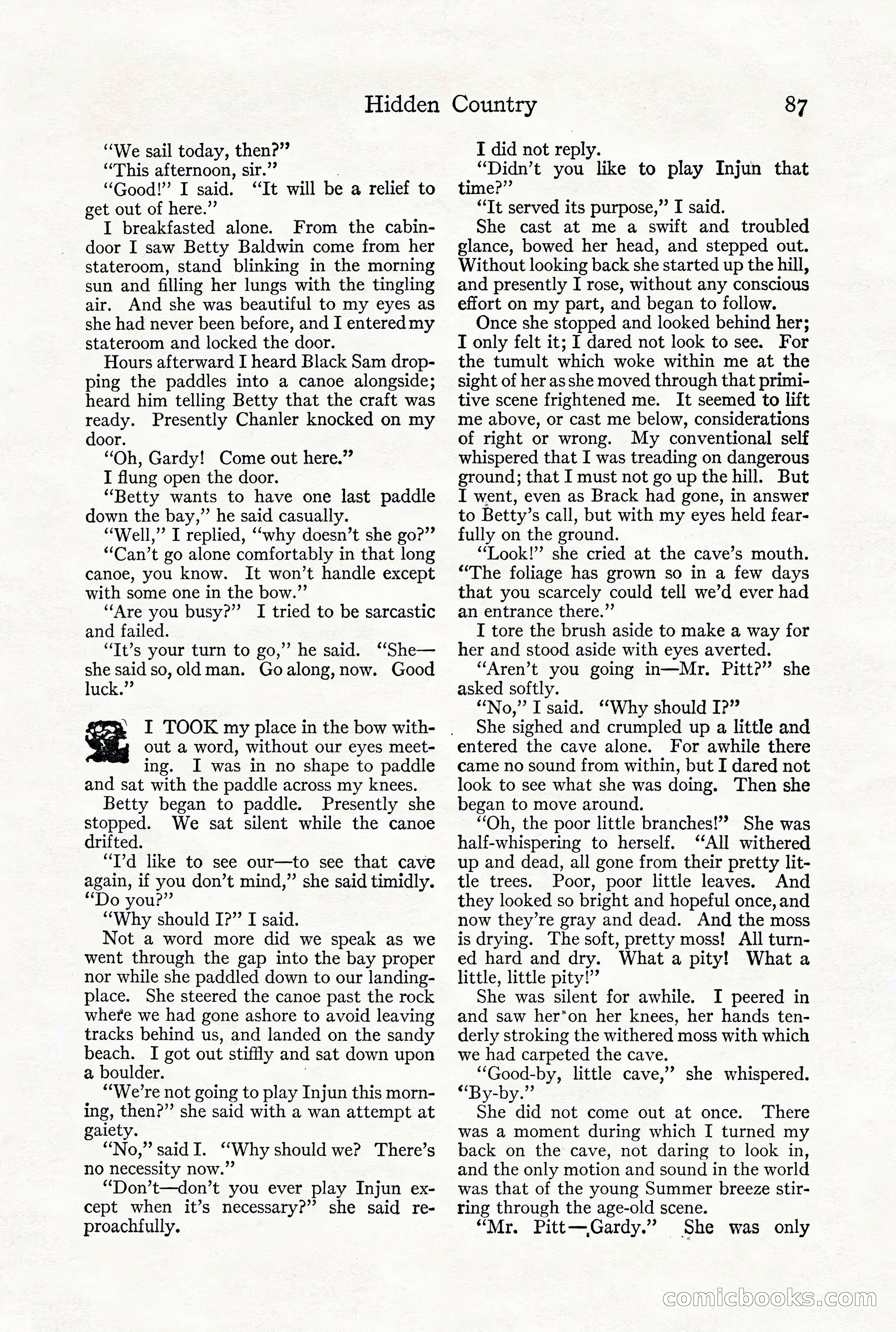 Adventure Magazine, December 1916 — page 89 of 228