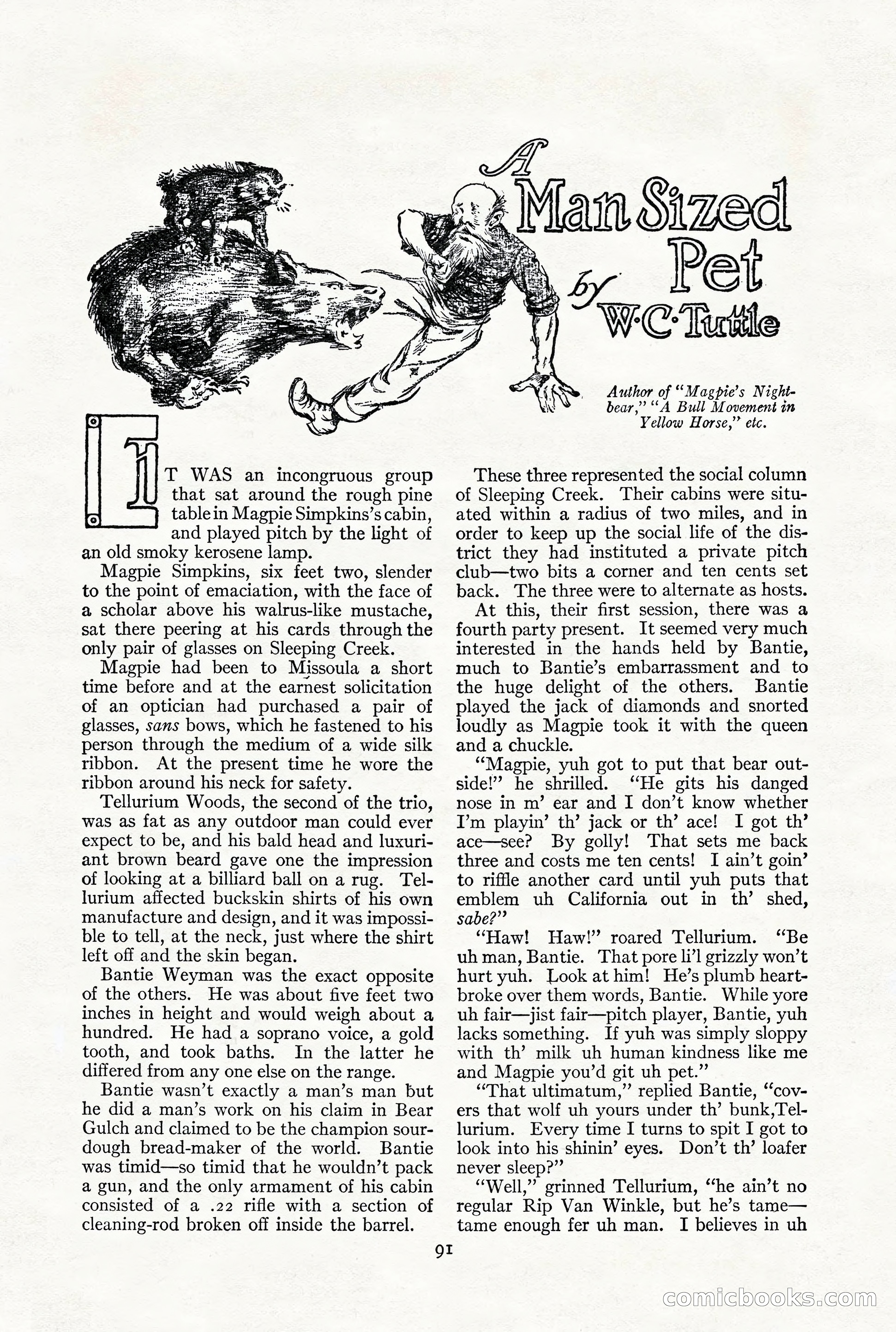 Adventure Magazine, December 1916 — page 93 of 228