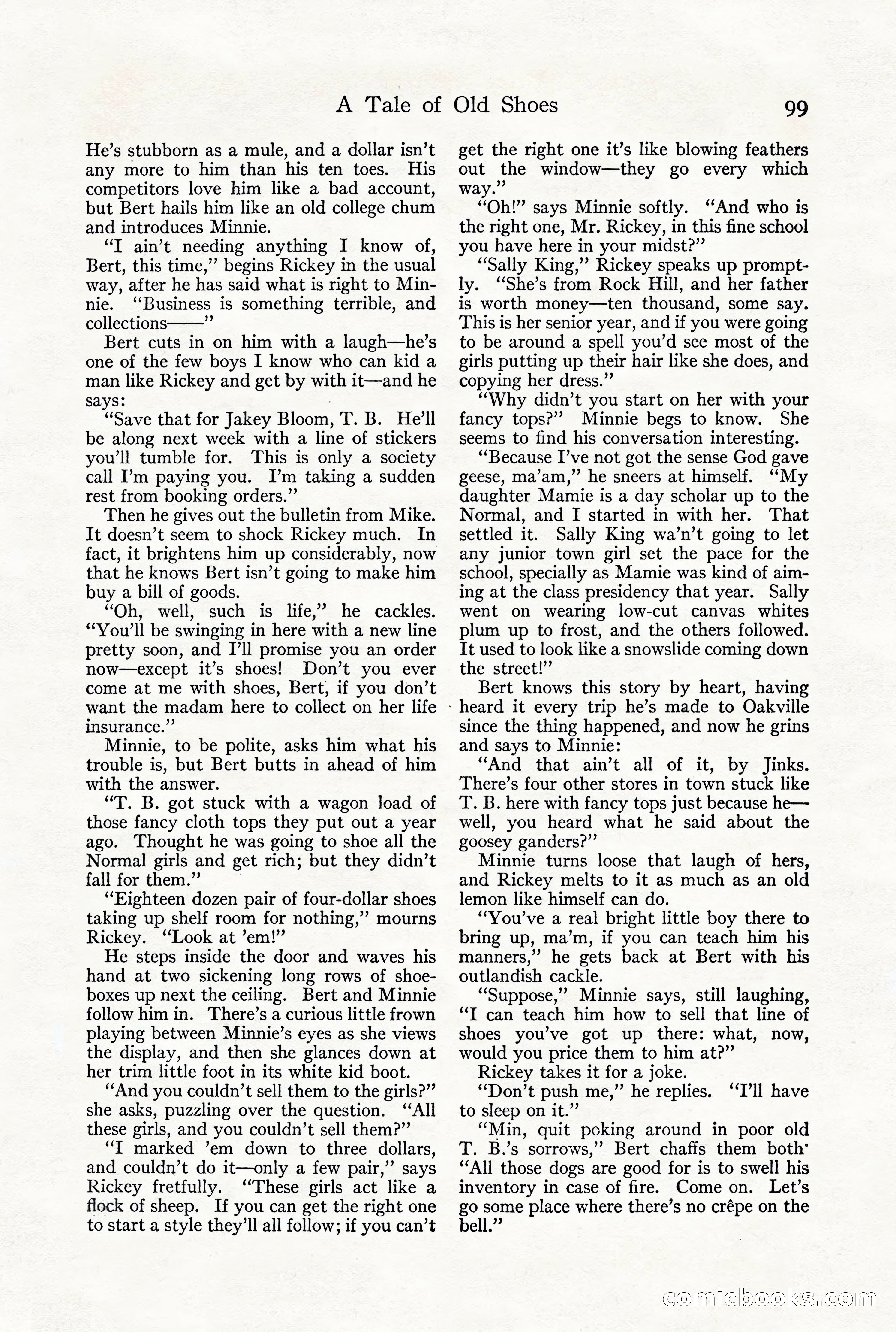Adventure Magazine, December 1916 — page 101 of 228