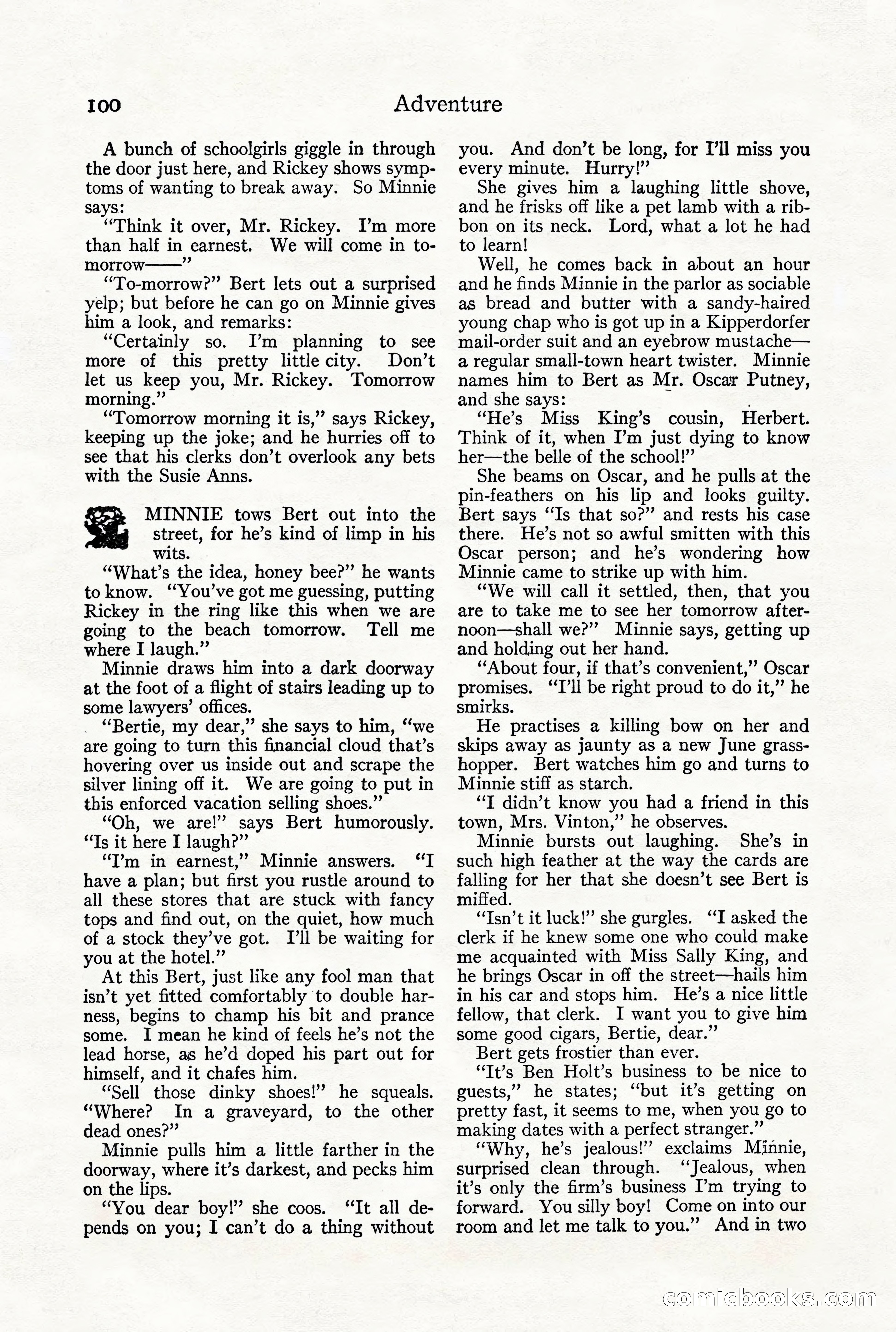 Adventure Magazine, December 1916 — page 102 of 228