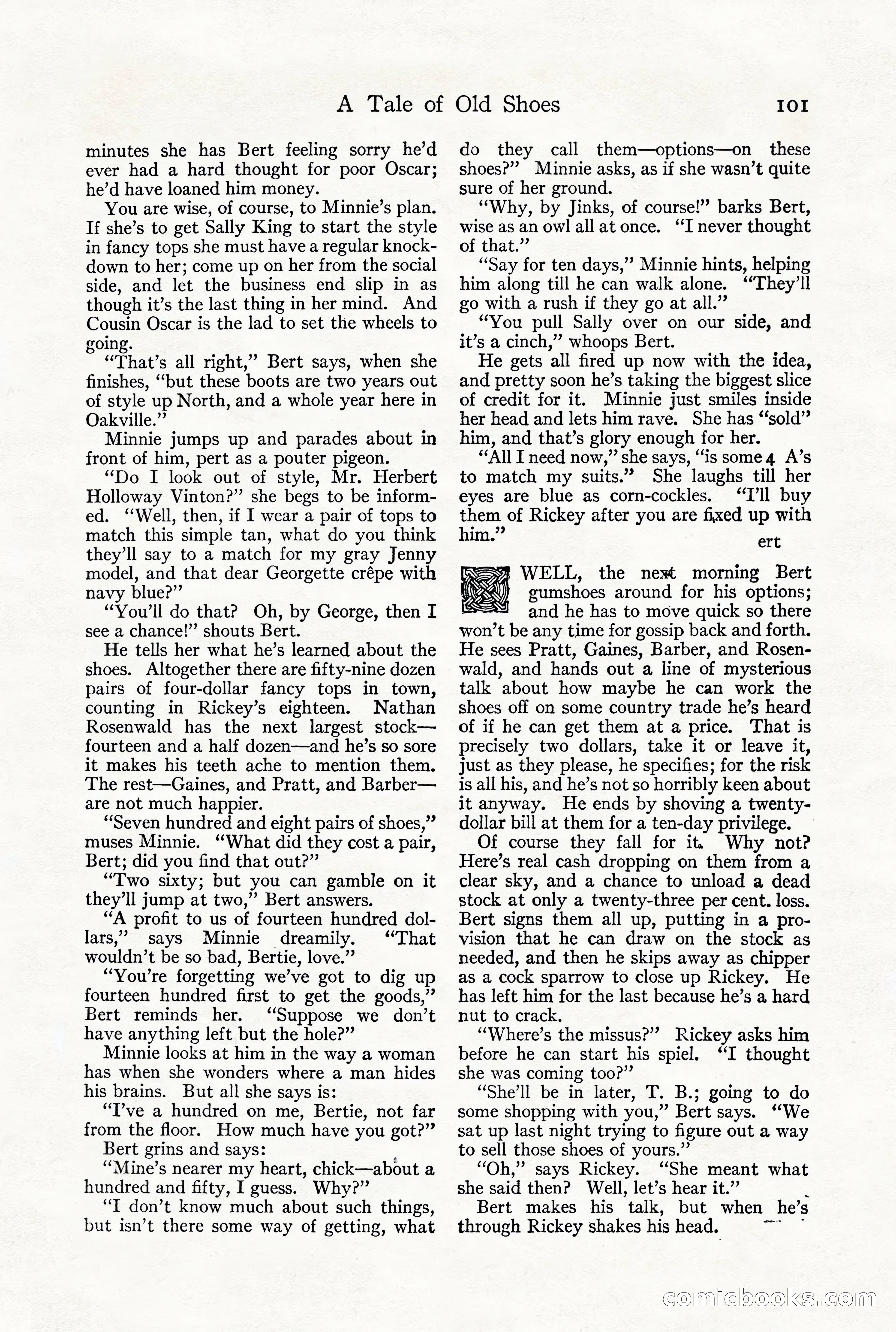Adventure Magazine, December 1916 — page 103 of 228