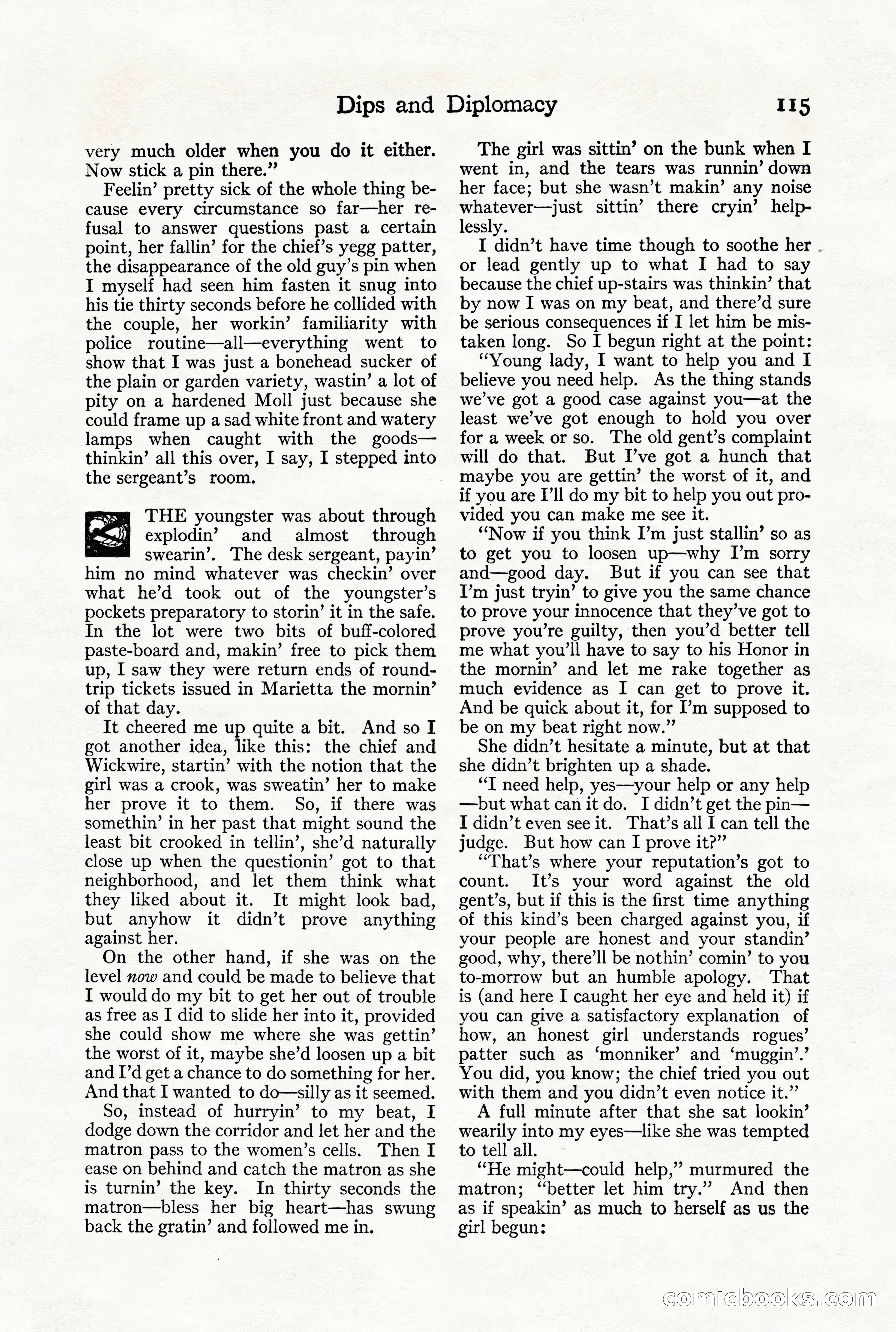 Adventure Magazine, December 1916 — page 117 of 228