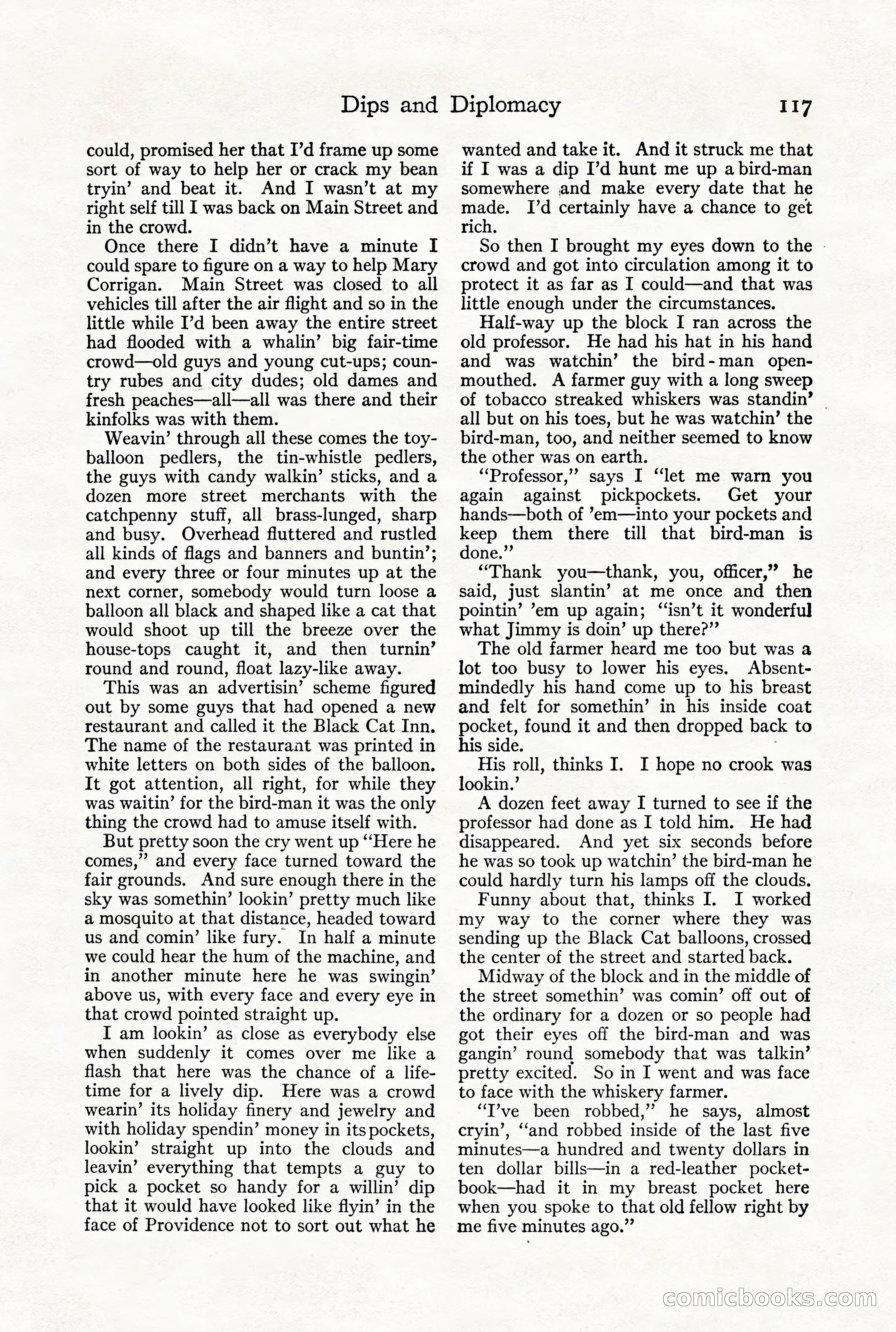 Adventure Magazine, December 1916 — page 119 of 228