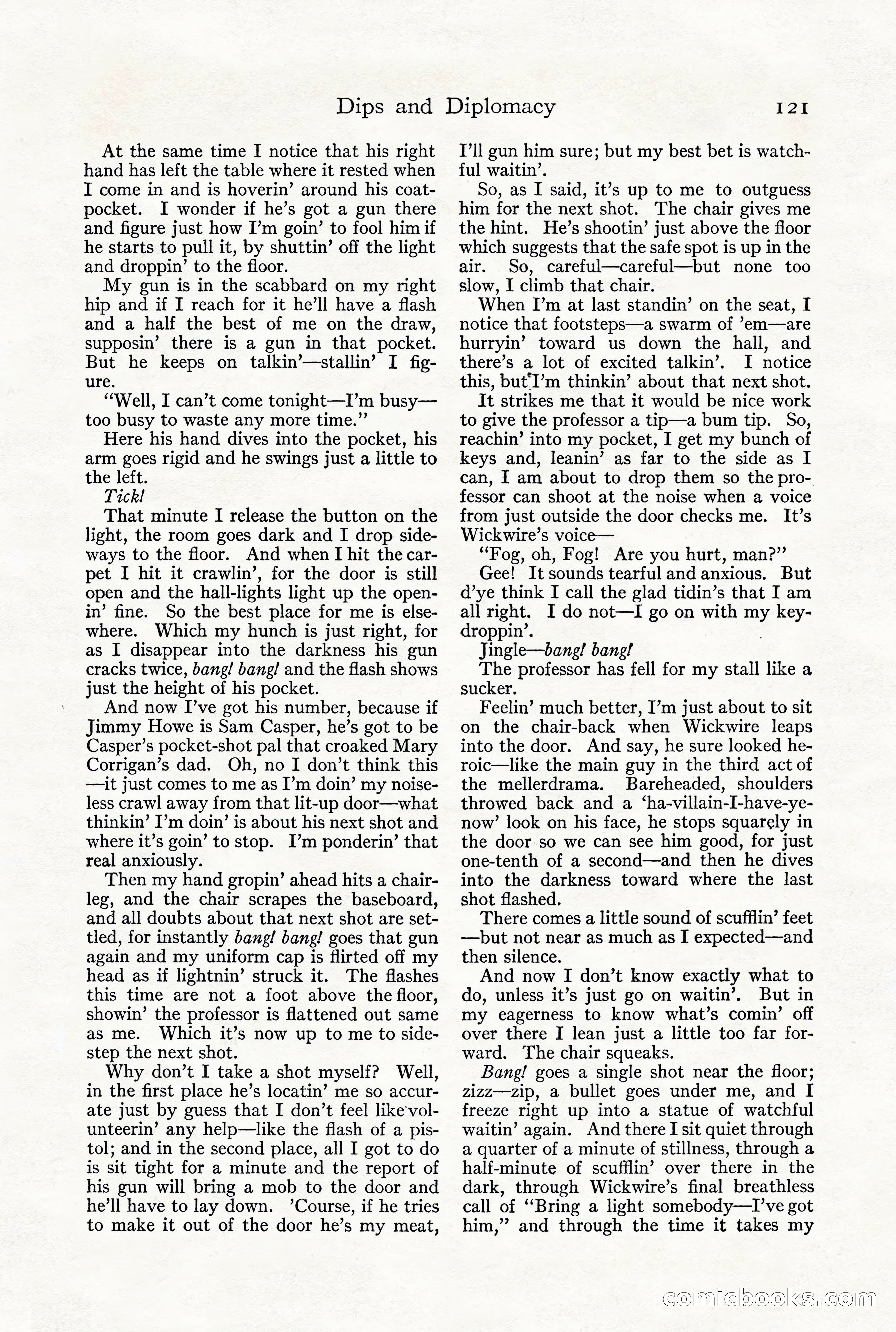 Adventure Magazine, December 1916 — page 123 of 228