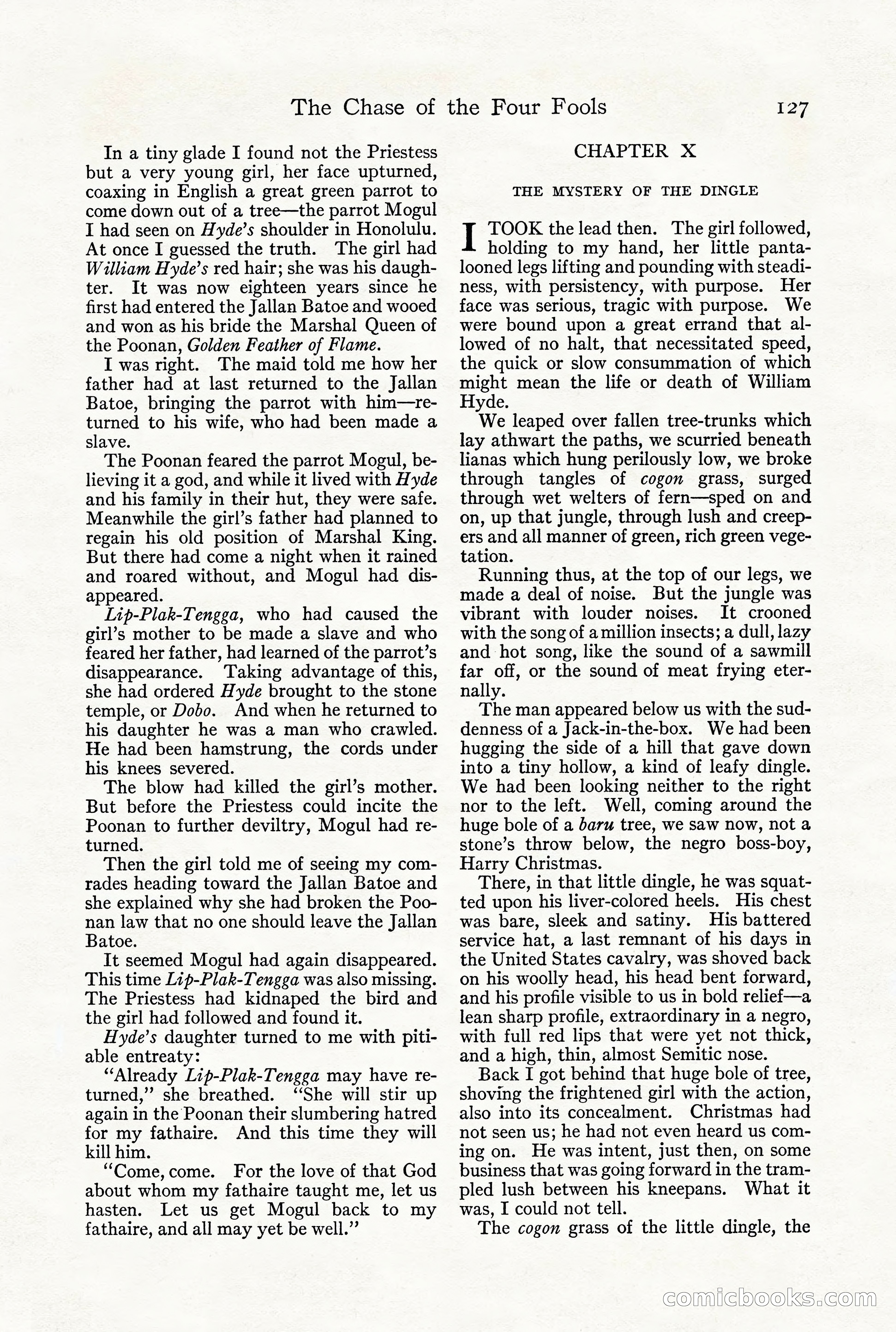 Adventure Magazine, December 1916 — page 129 of 228