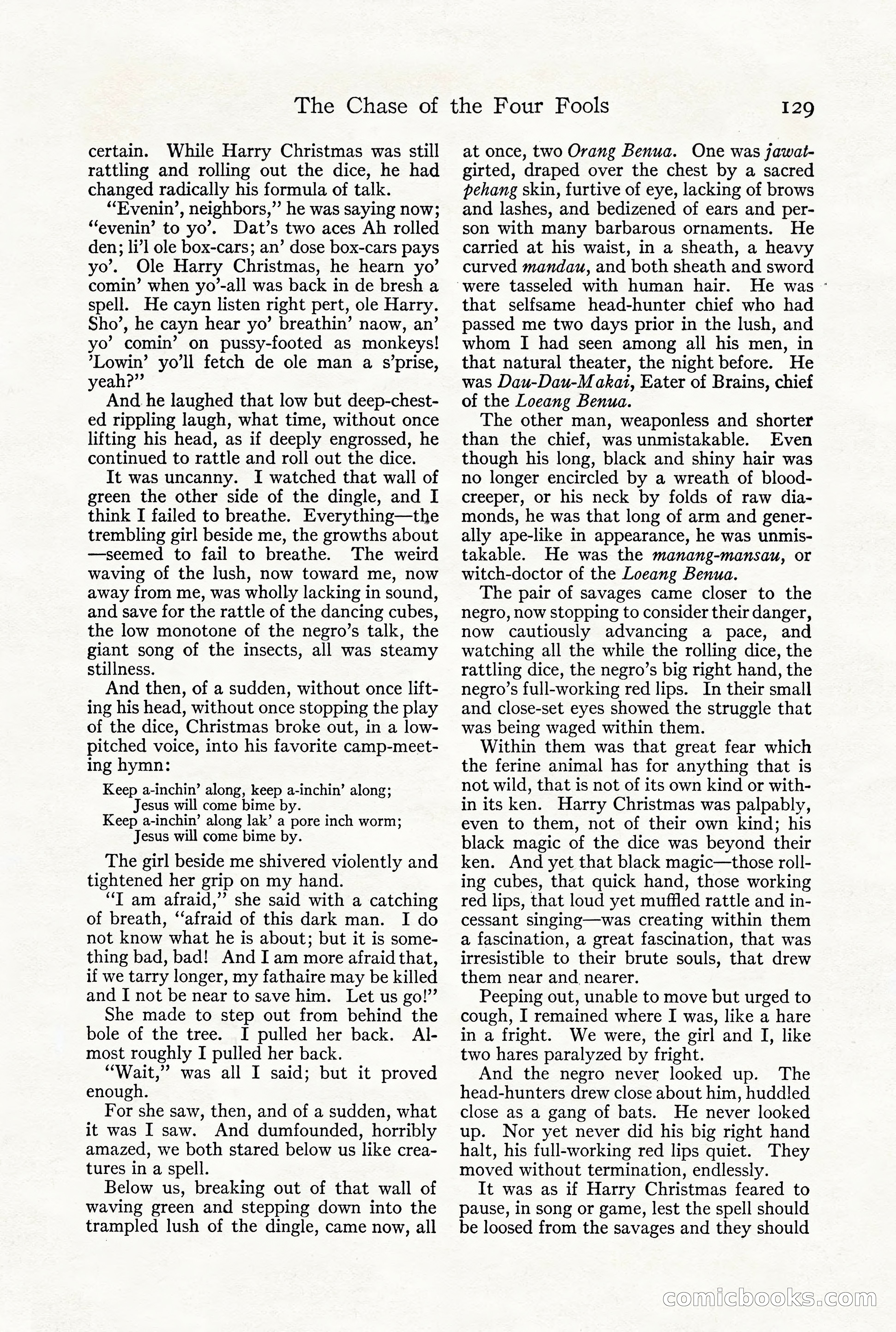 Adventure Magazine, December 1916 — page 131 of 228