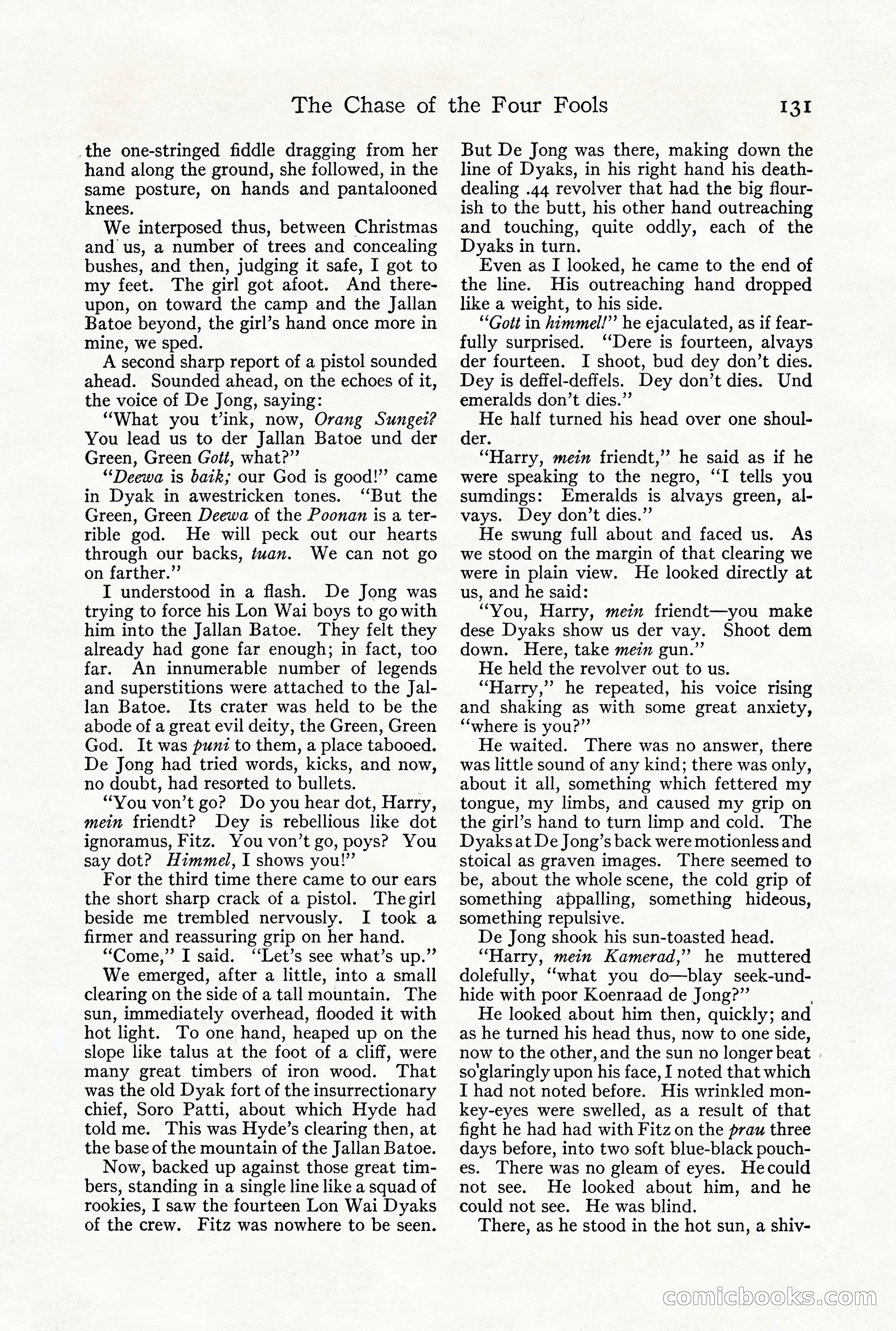 Adventure Magazine, December 1916 — page 133 of 228