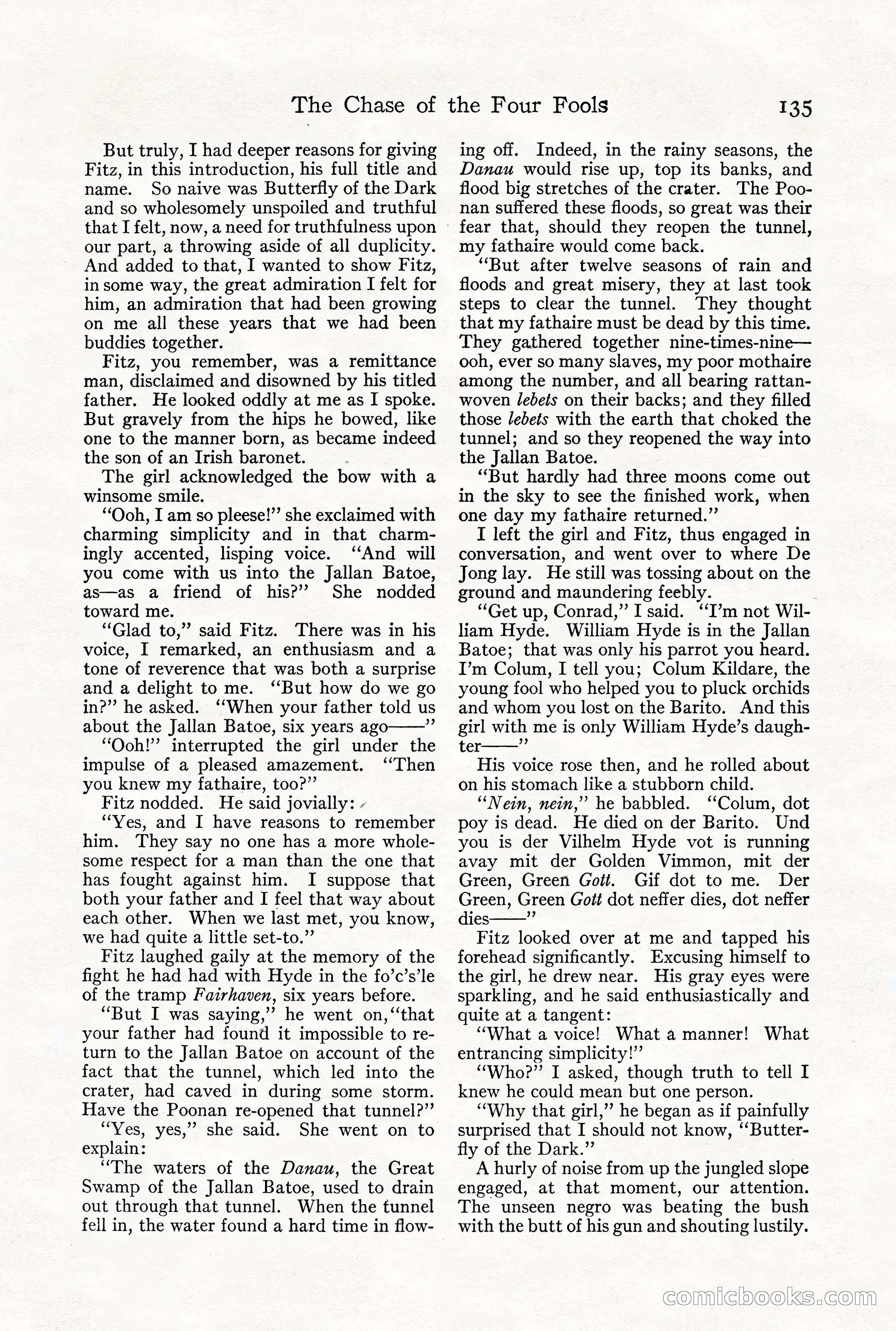 Adventure Magazine, December 1916 — page 137 of 228