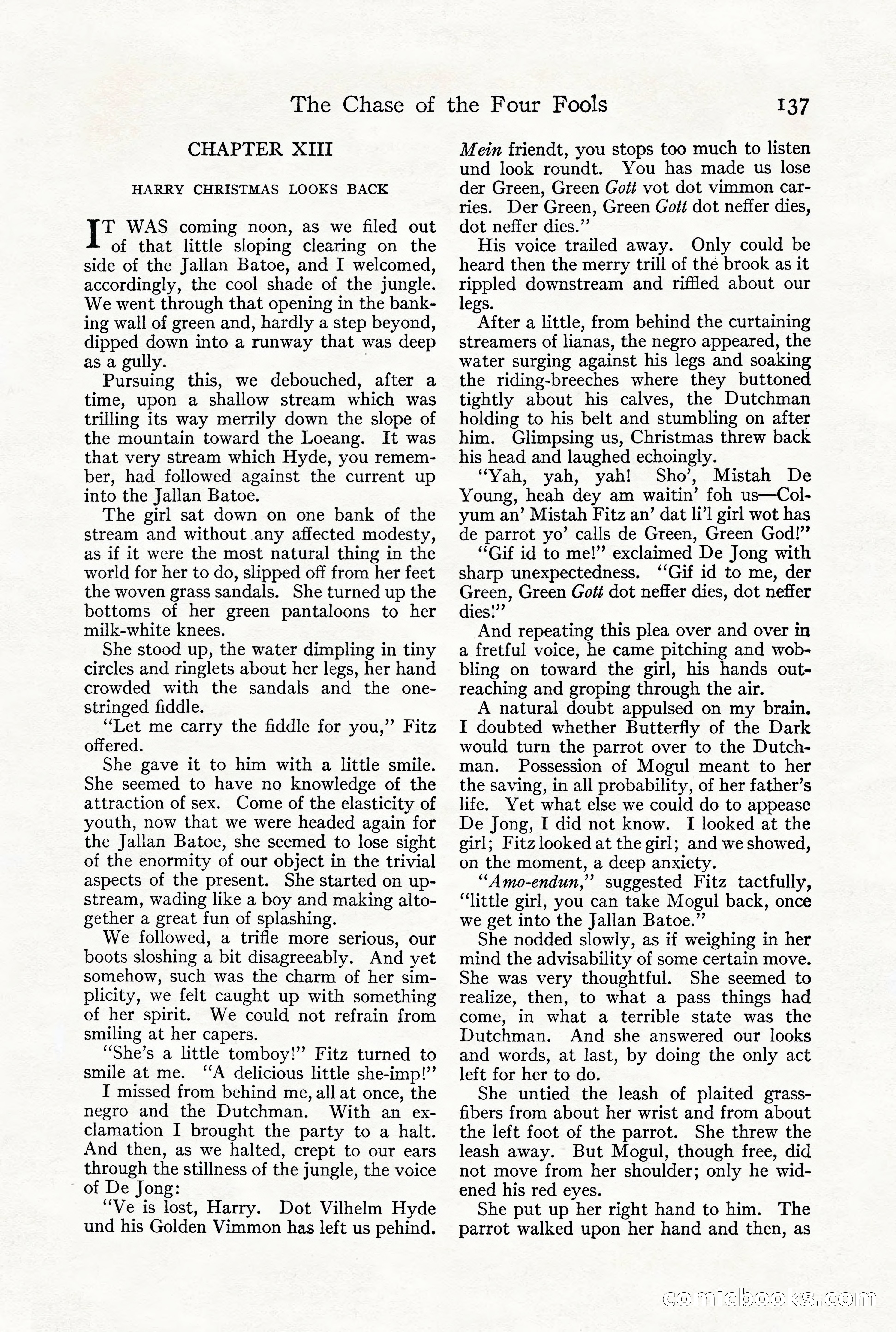 Adventure Magazine, December 1916 — page 139 of 228