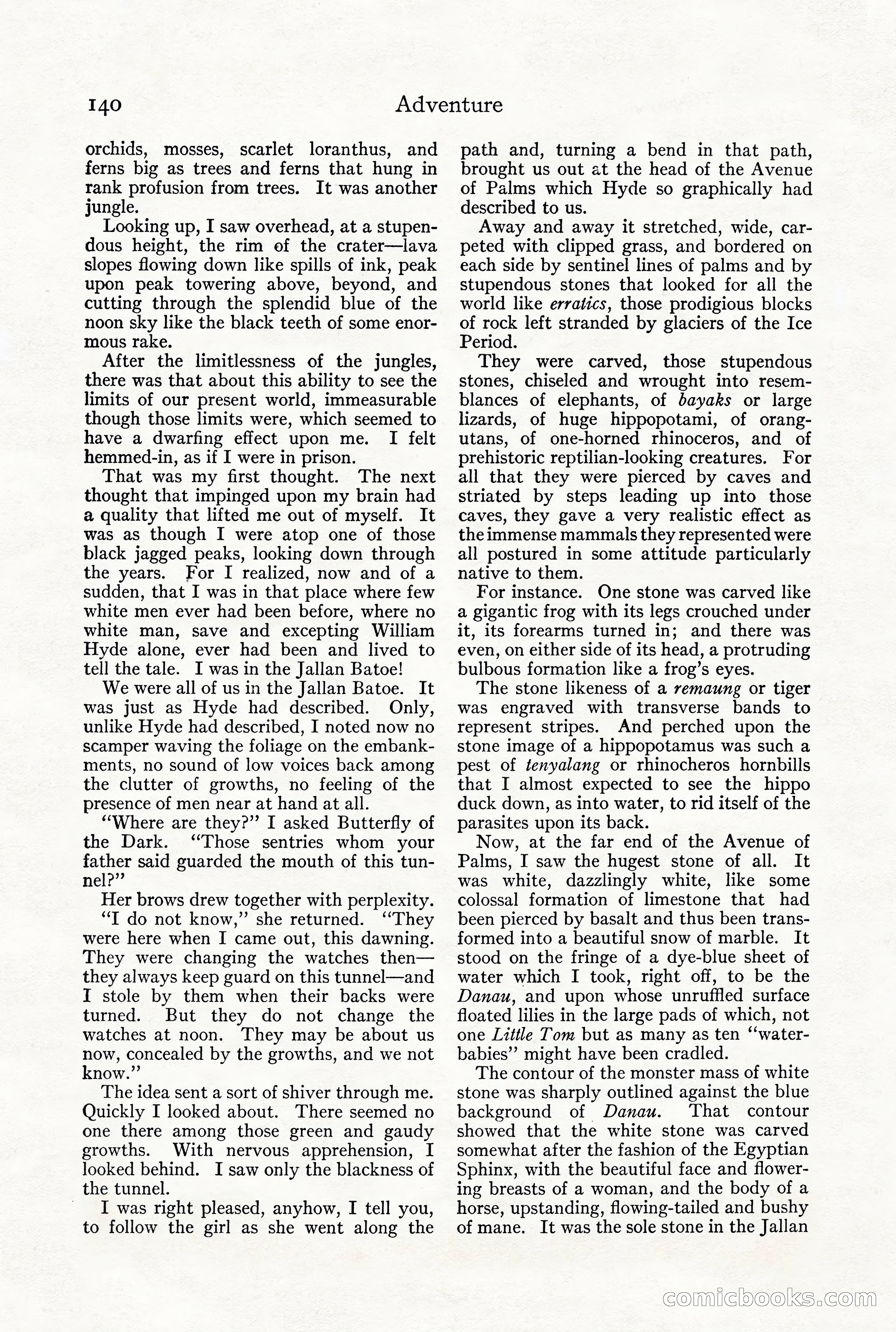 Adventure Magazine, December 1916 — page 142 of 228