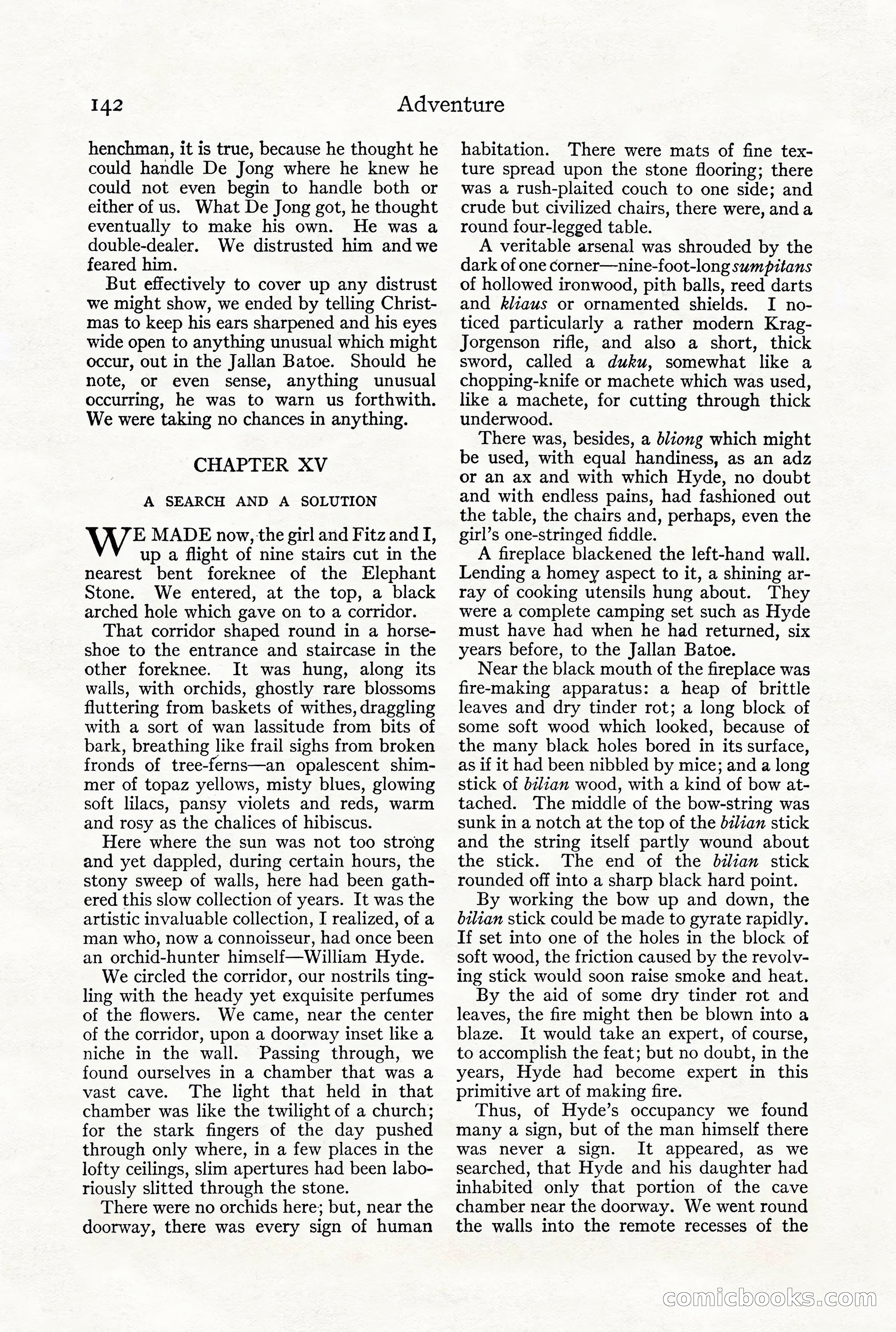 Adventure Magazine, December 1916 — page 144 of 228
