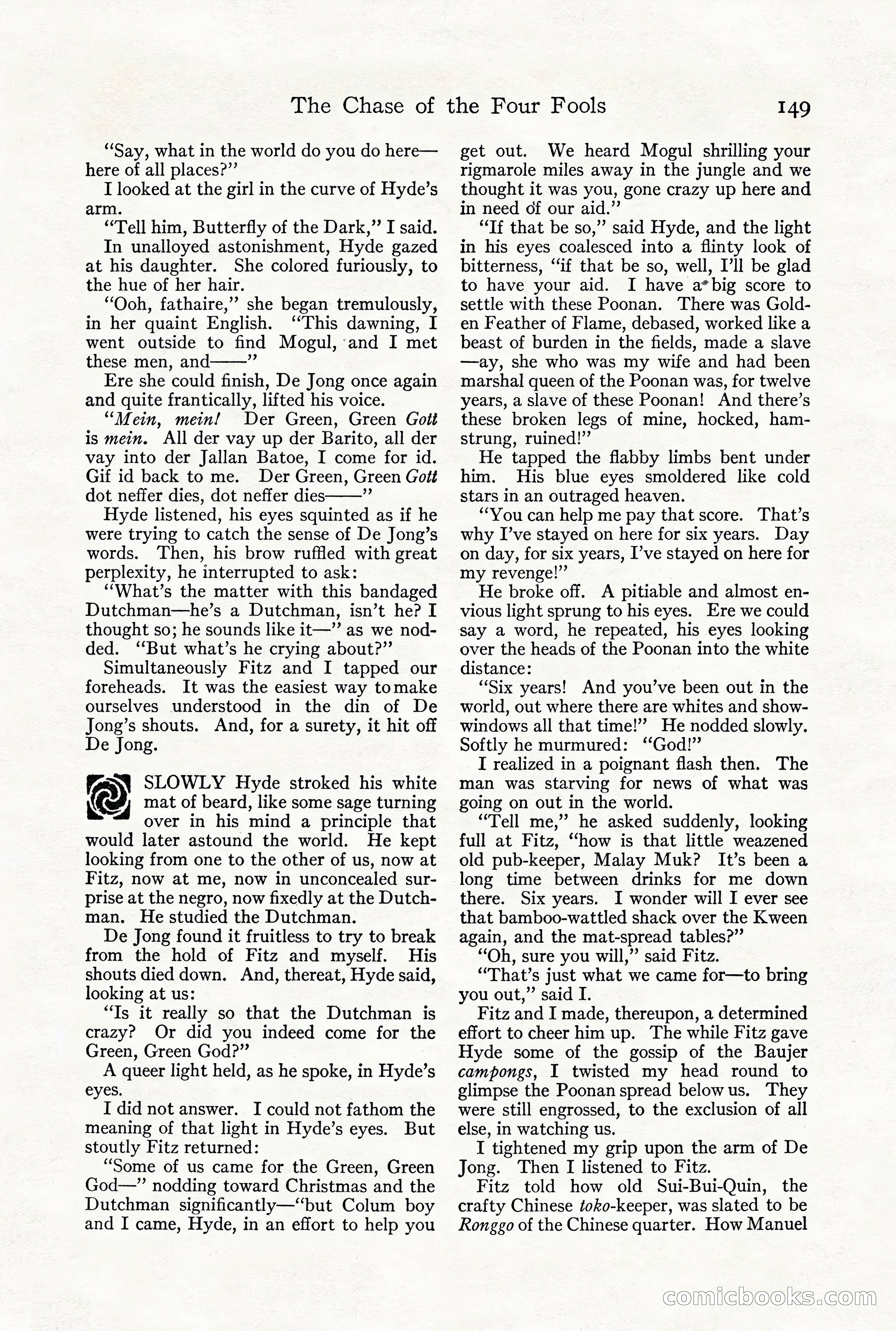 Adventure Magazine, December 1916 — page 151 of 228