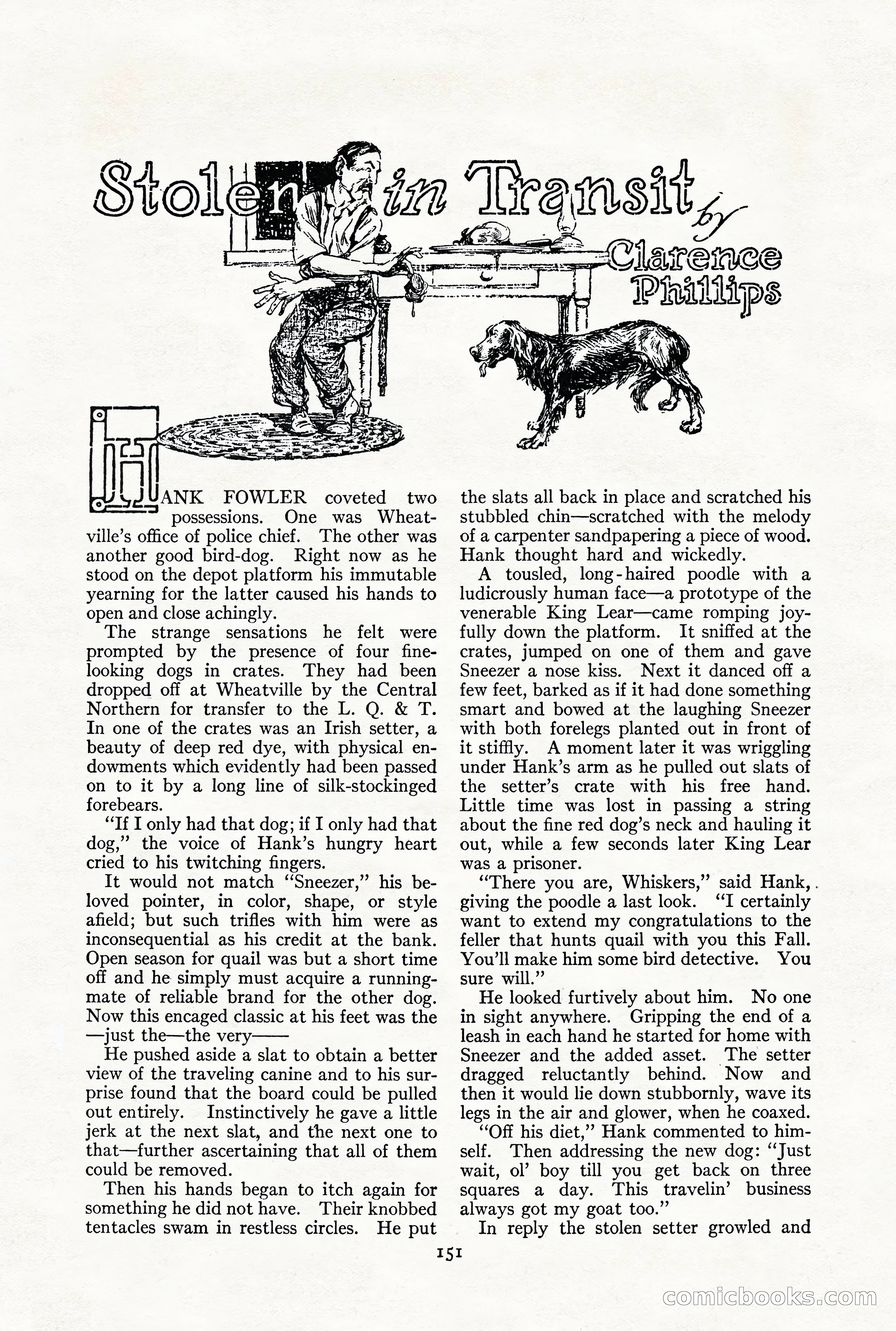 Adventure Magazine, December 1916 — page 153 of 228