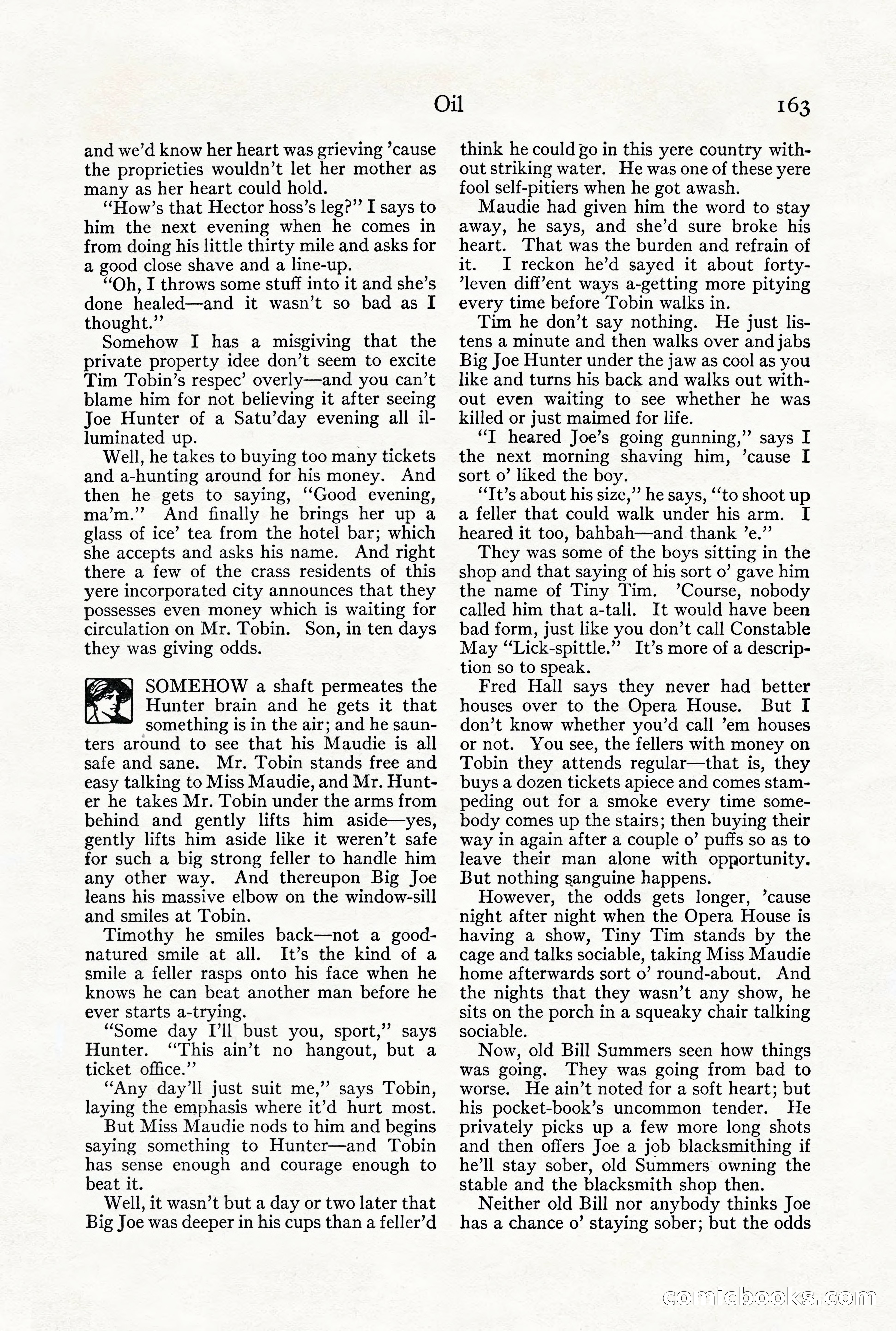 Adventure Magazine, December 1916 — page 165 of 228