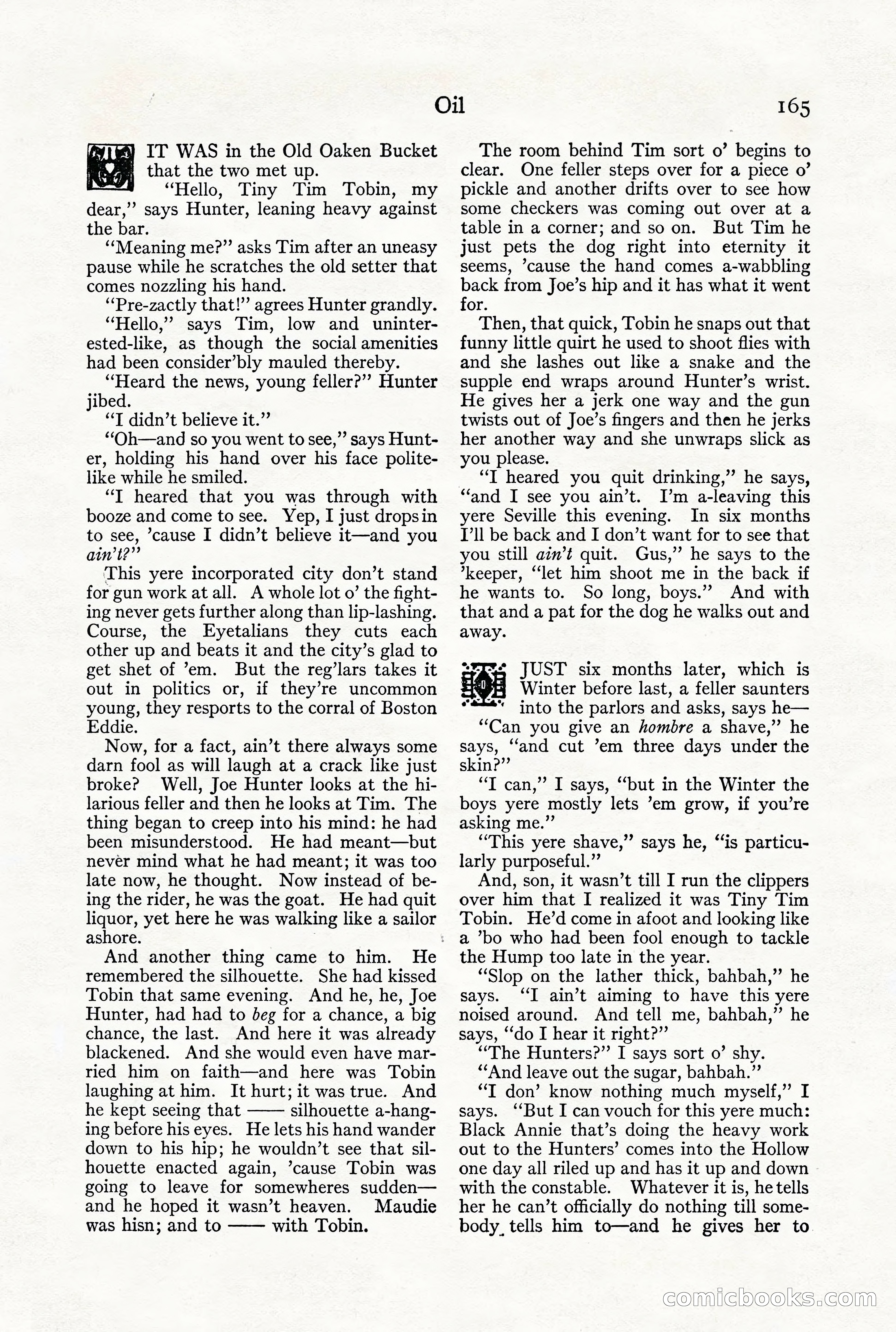 Adventure Magazine, December 1916 — page 167 of 228