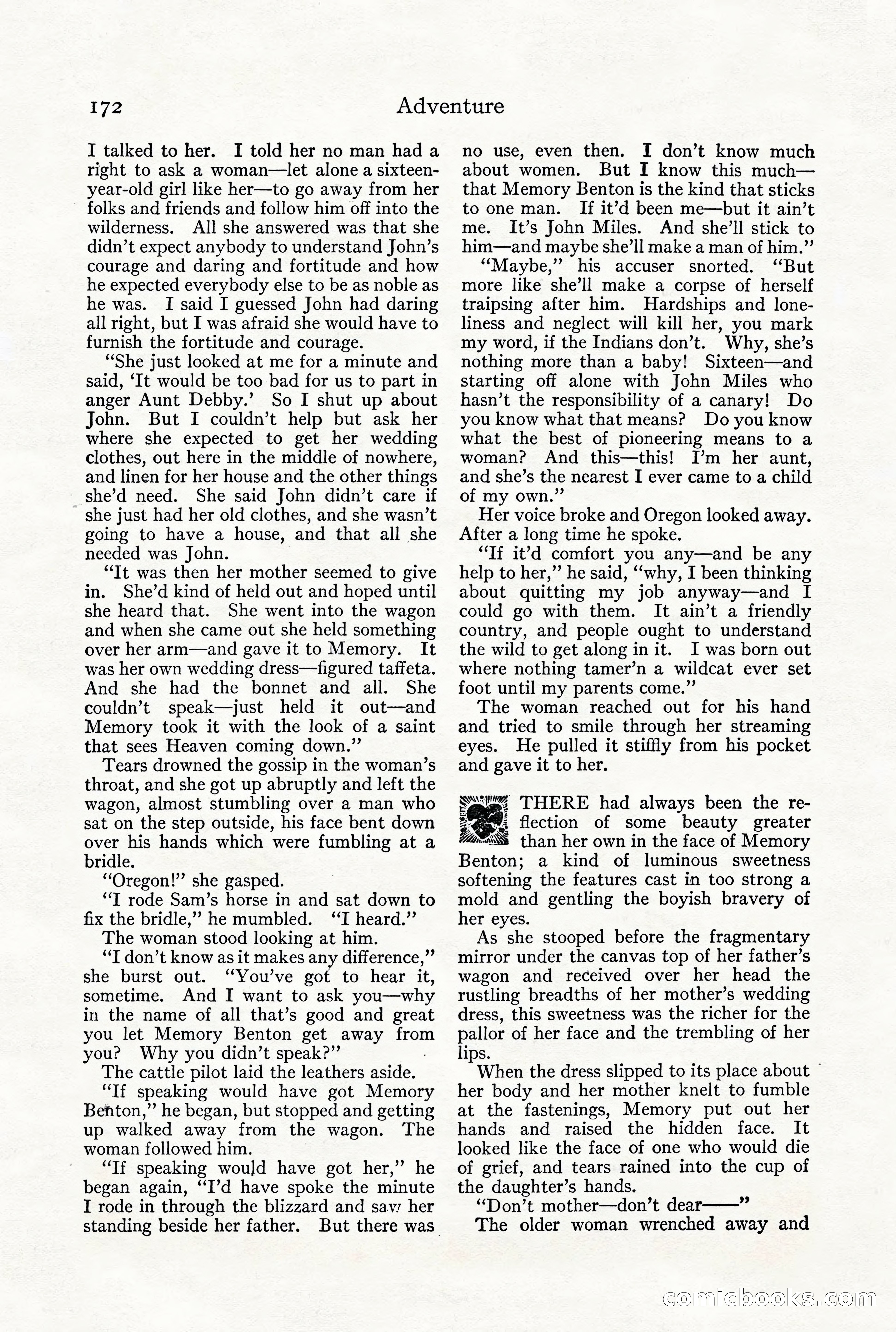 Adventure Magazine, December 1916 — page 174 of 228