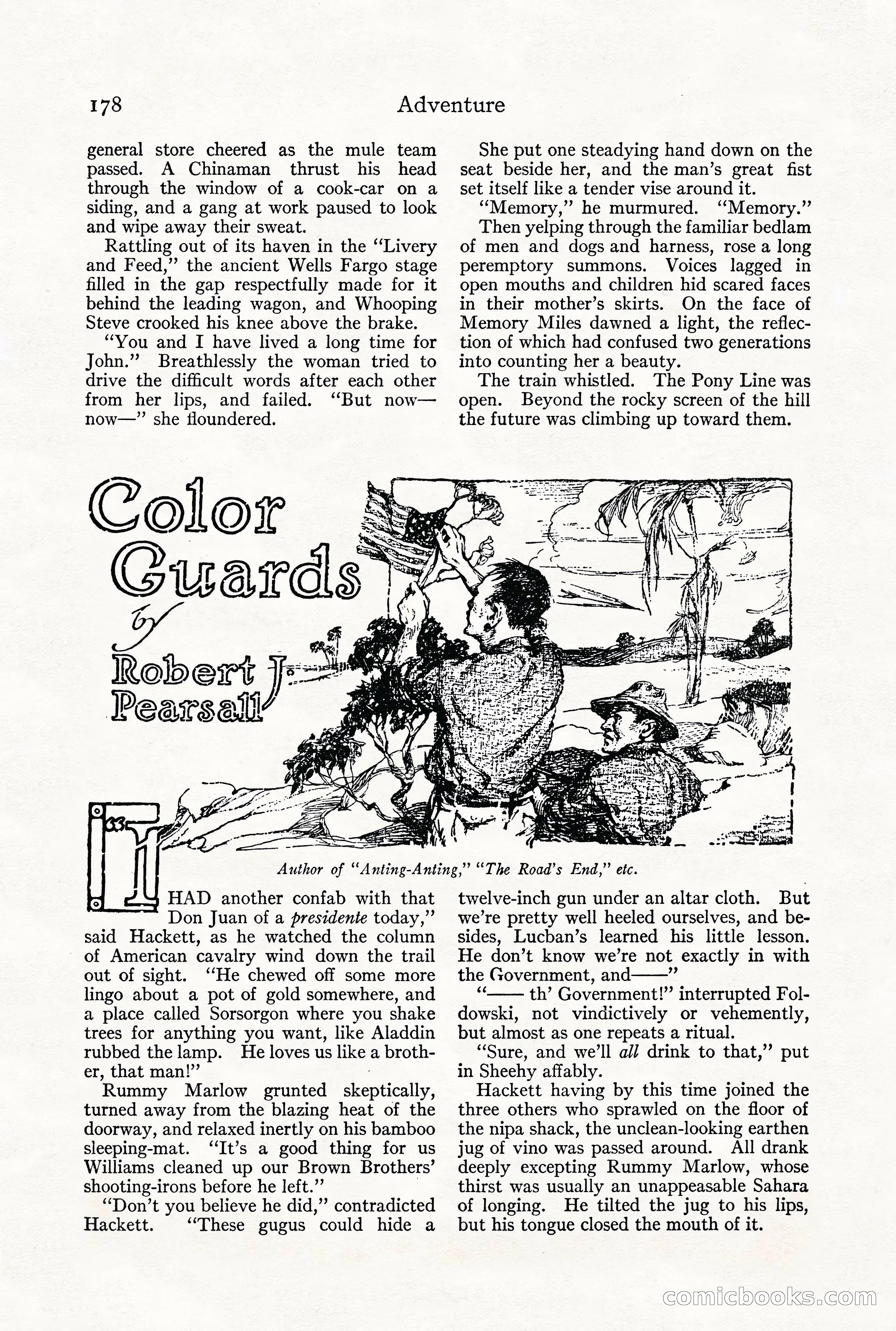 Adventure Magazine, December 1916 — page 180 of 228