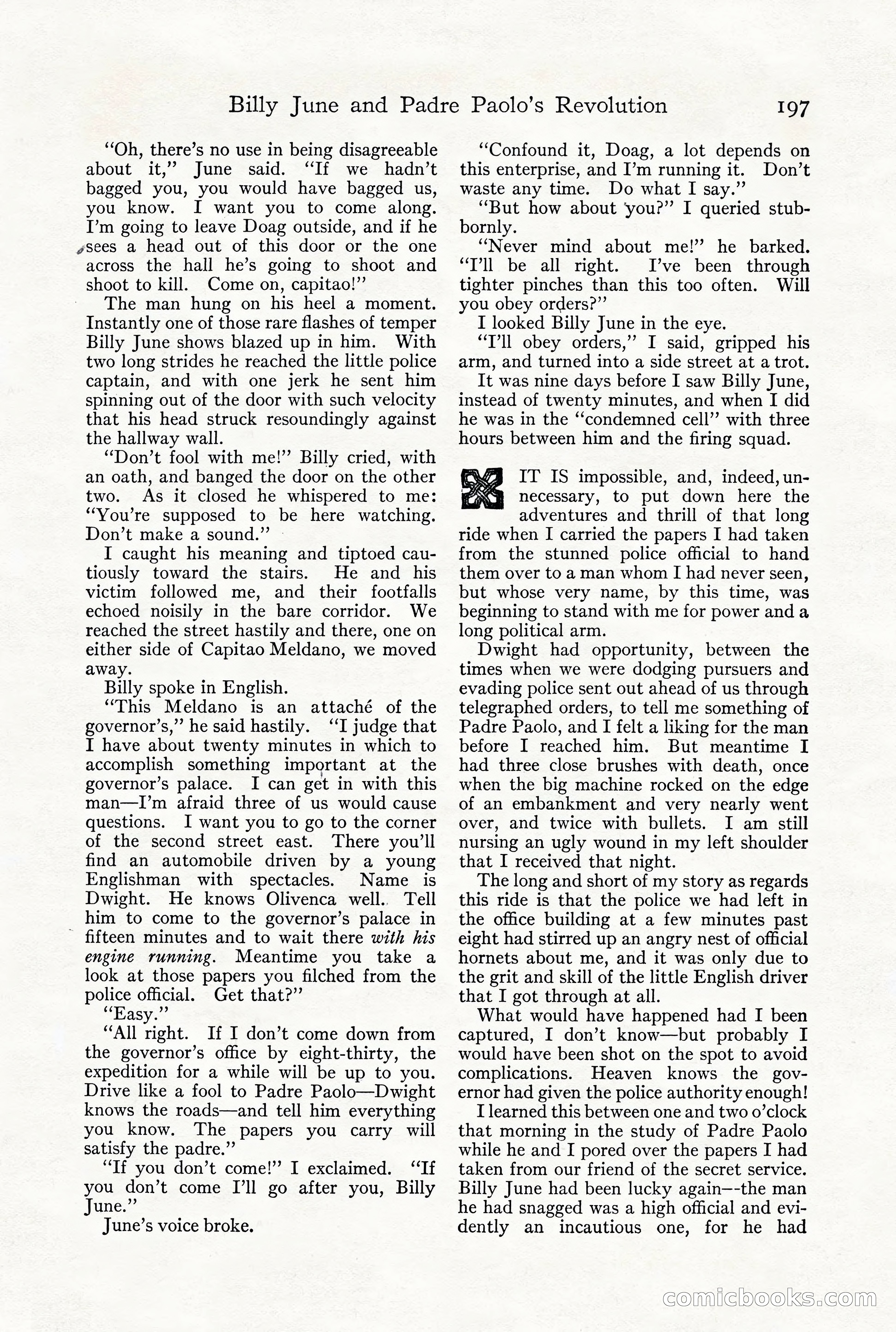 Adventure Magazine, December 1916 — page 199 of 228