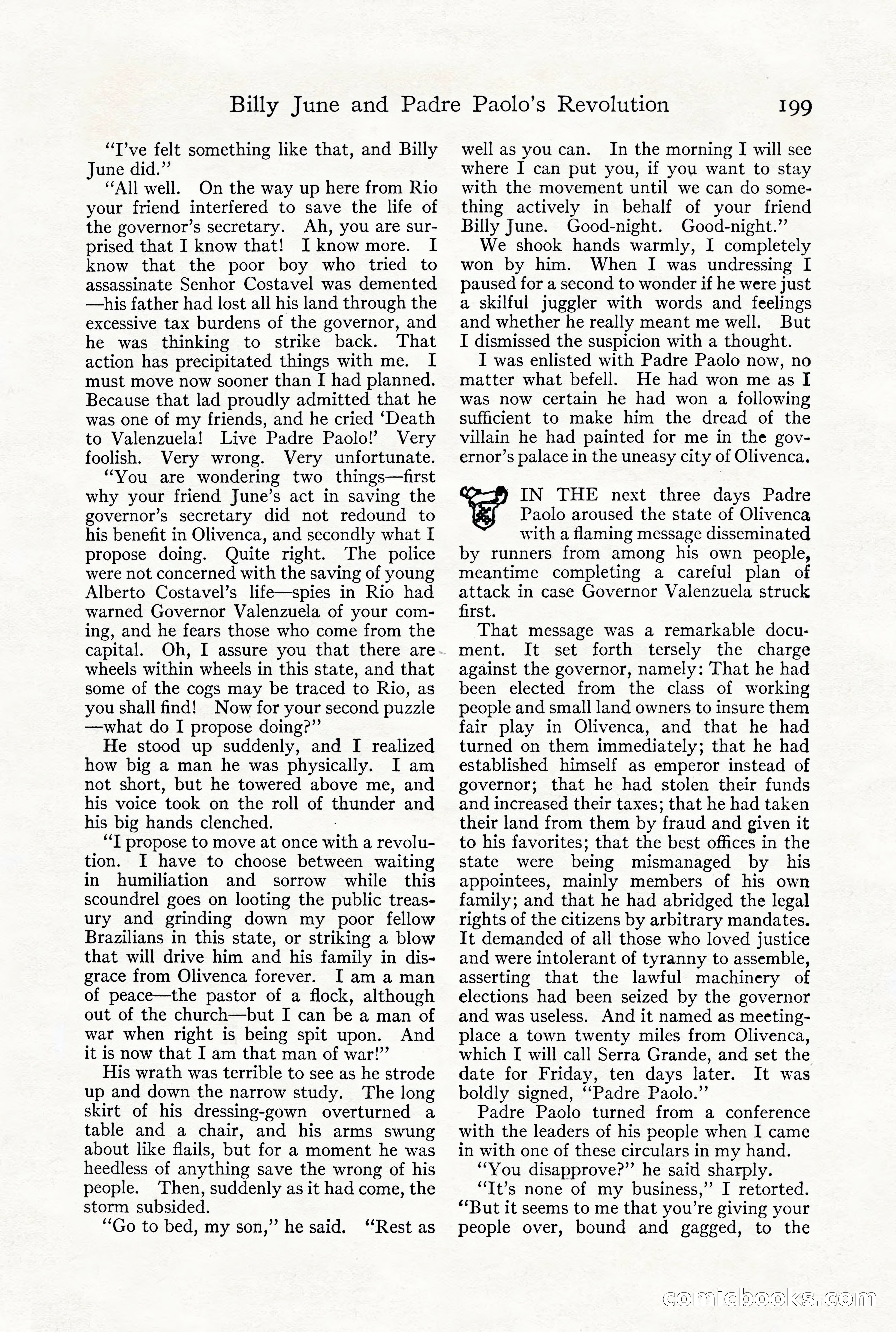 Adventure Magazine, December 1916 — page 201 of 228