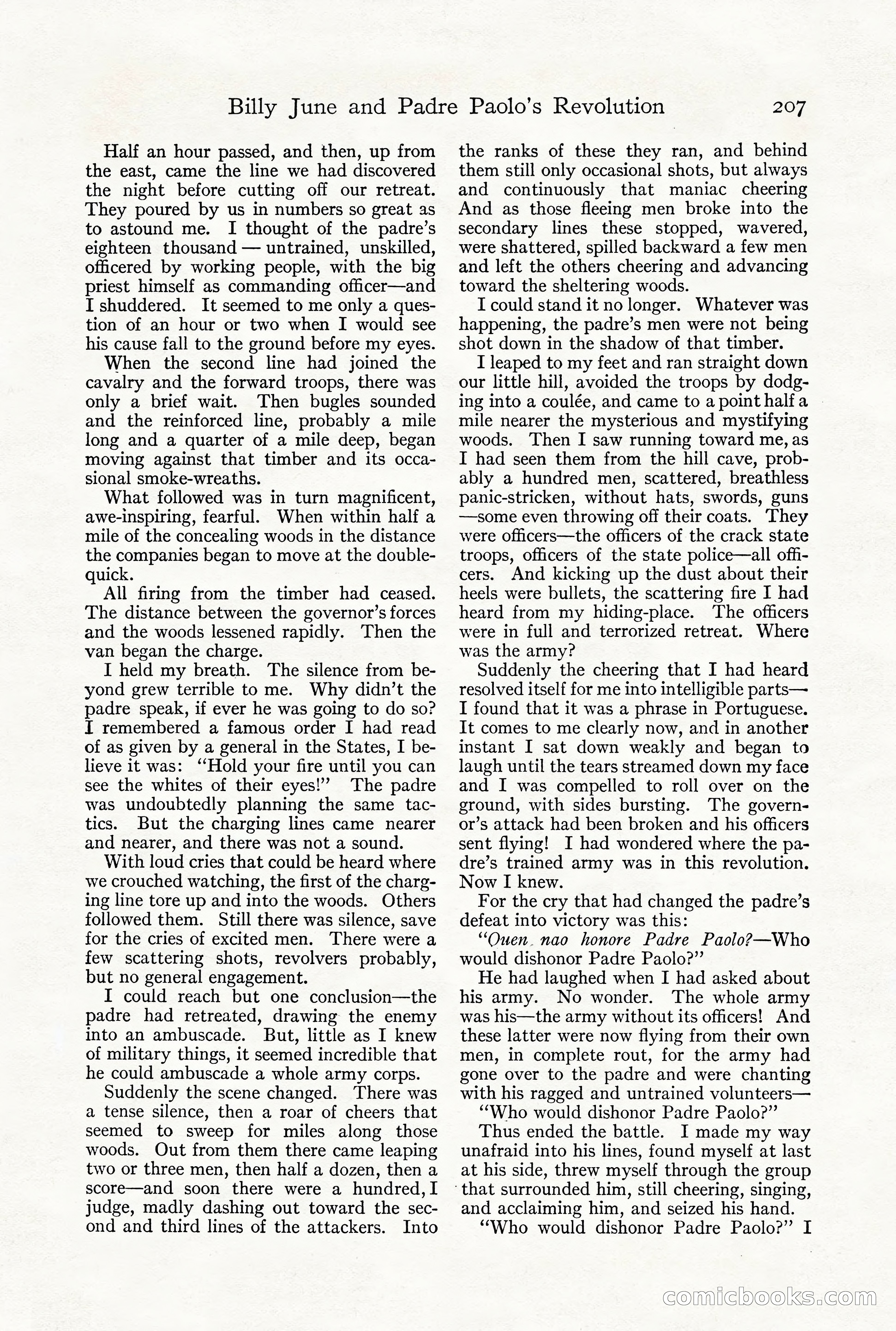 Adventure Magazine, December 1916 — page 209 of 228
